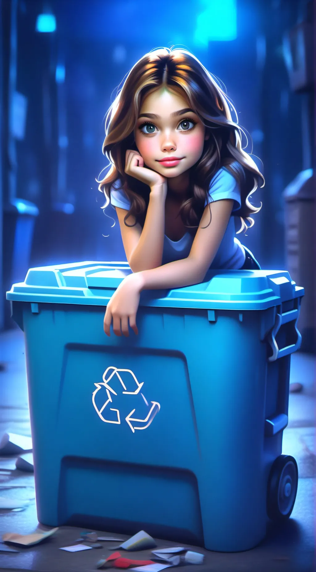 ai character: Aria background