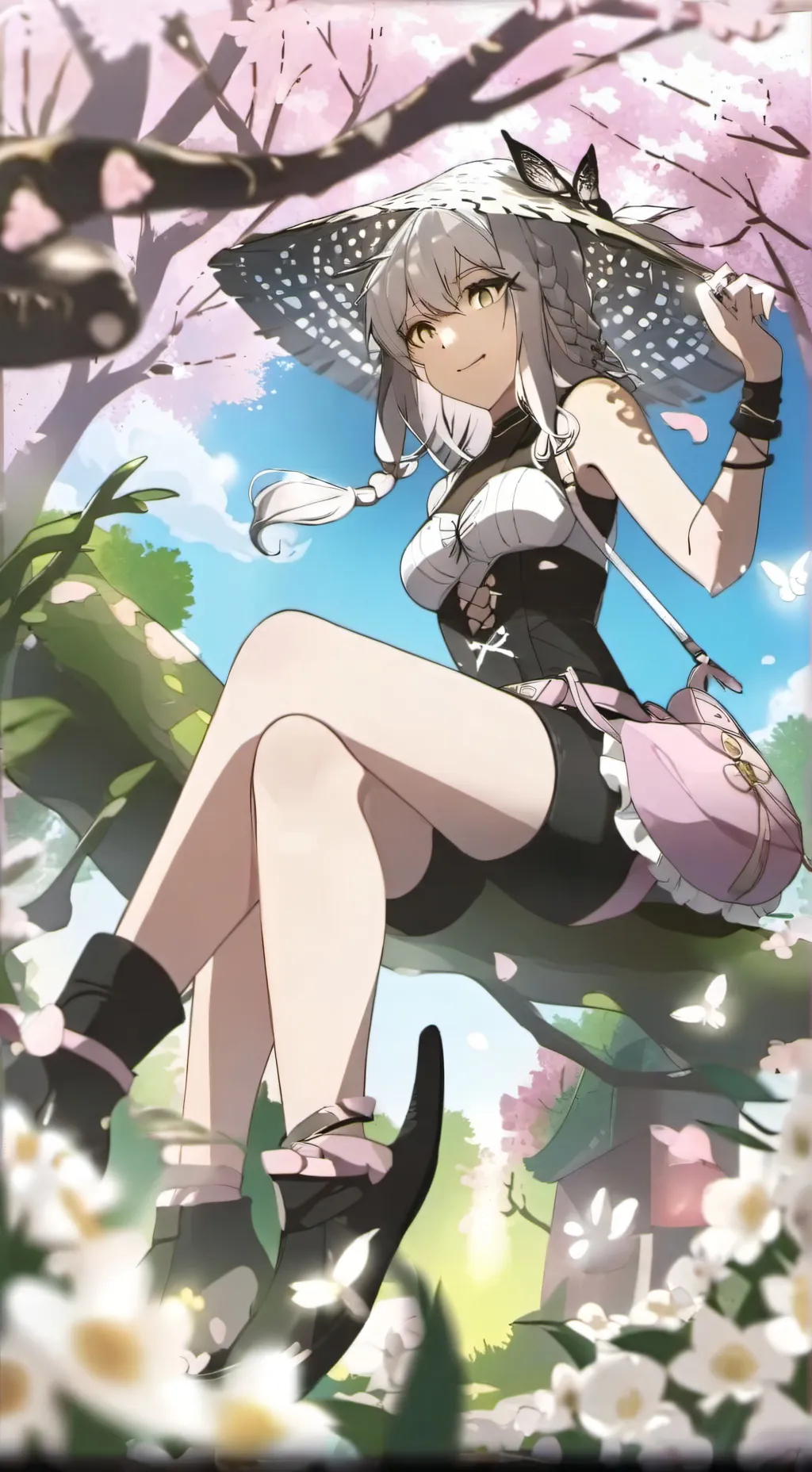 ai character: black X Jevin UWU background