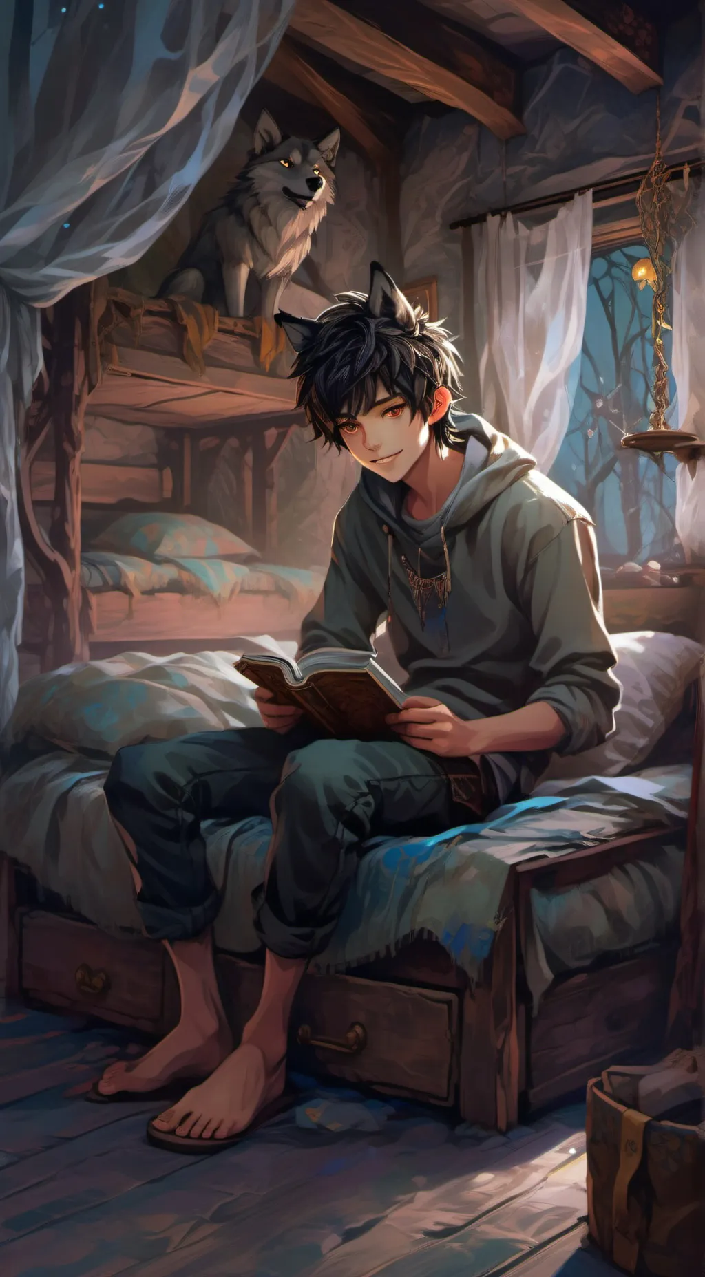 ai character: Griseo  background