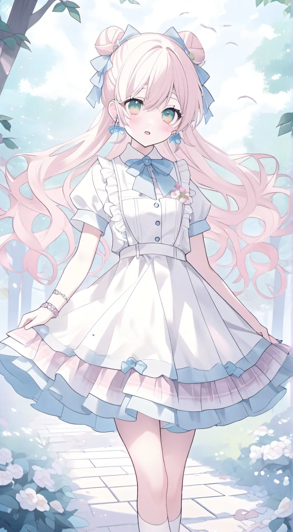 ai character: School infection background