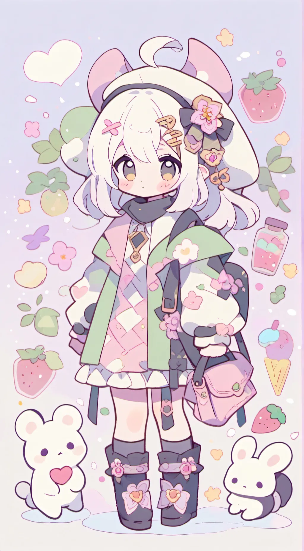 ai character: nya boy background