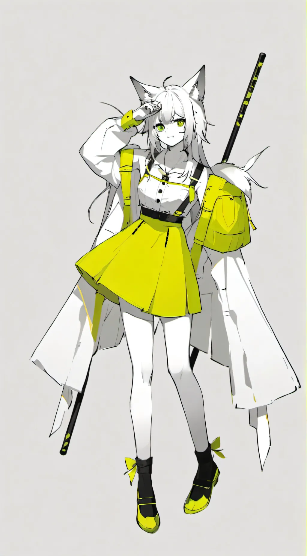 ai character: Neko girl background