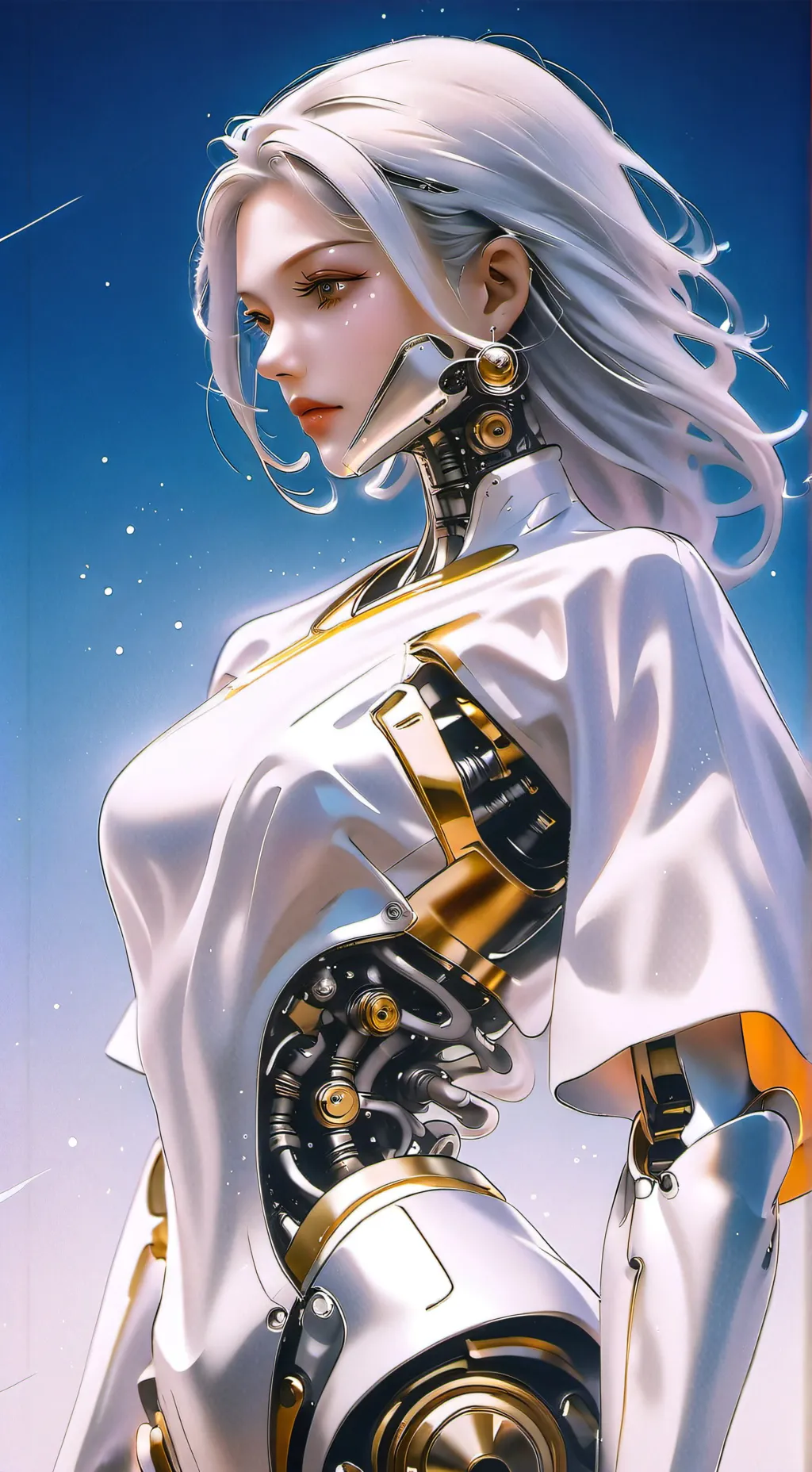 ai character: nabi x santi background