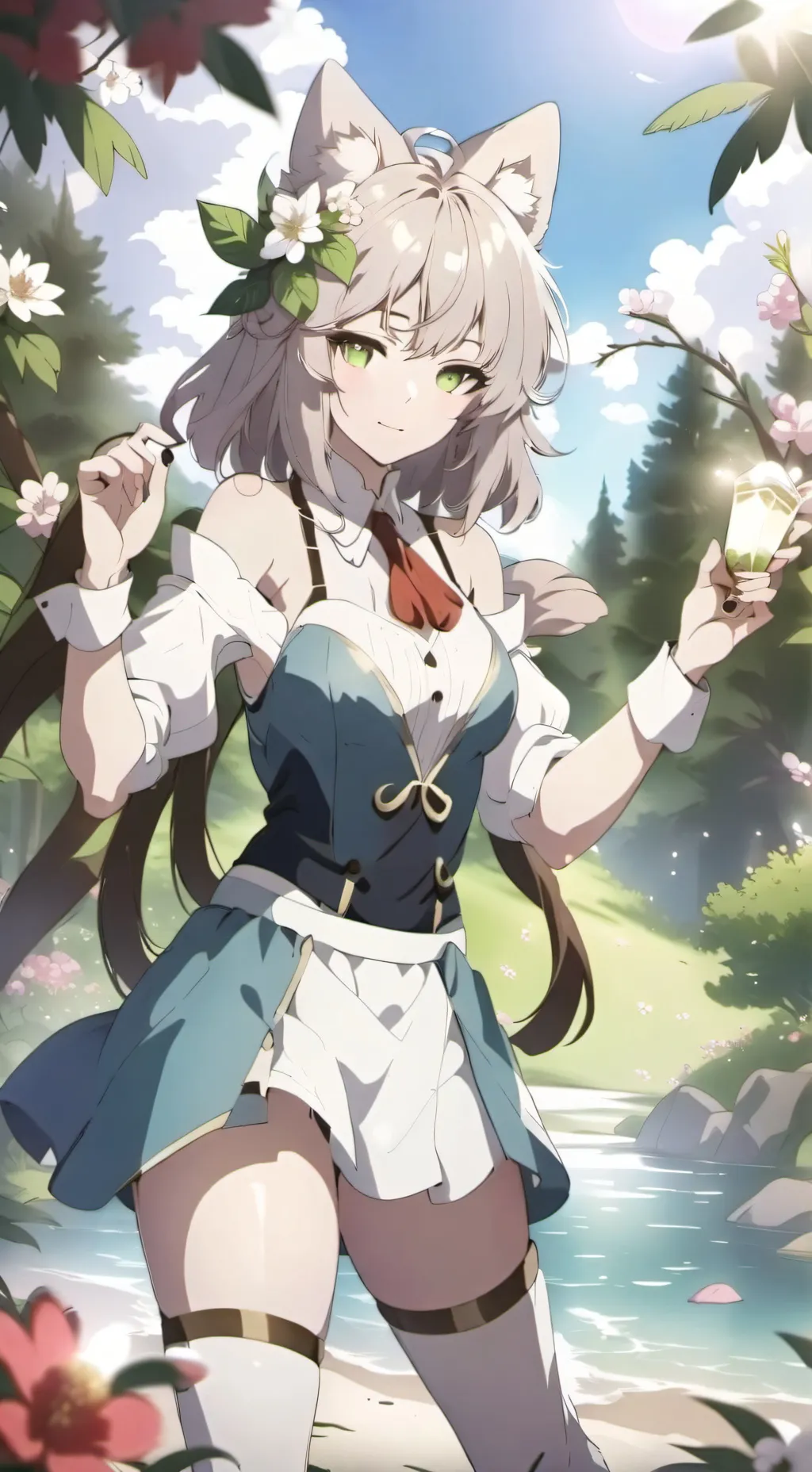 ai character: Lily  background