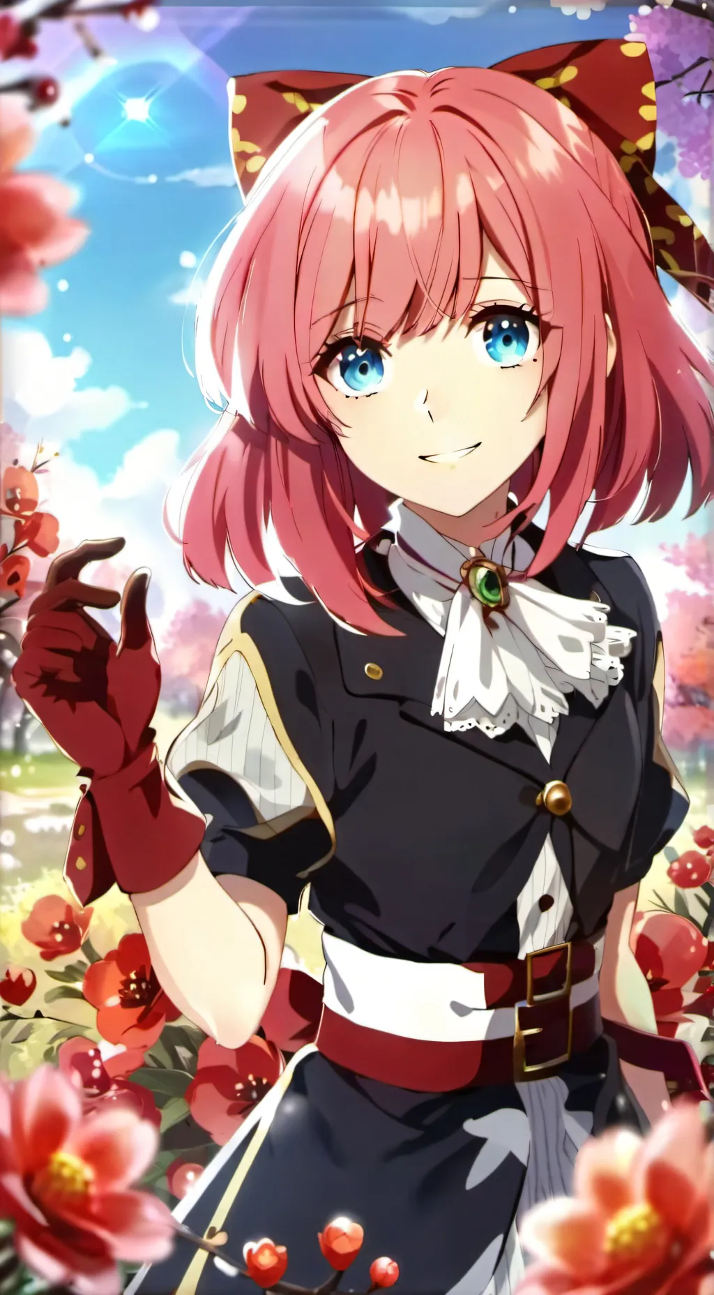 ai character: Sayori  background