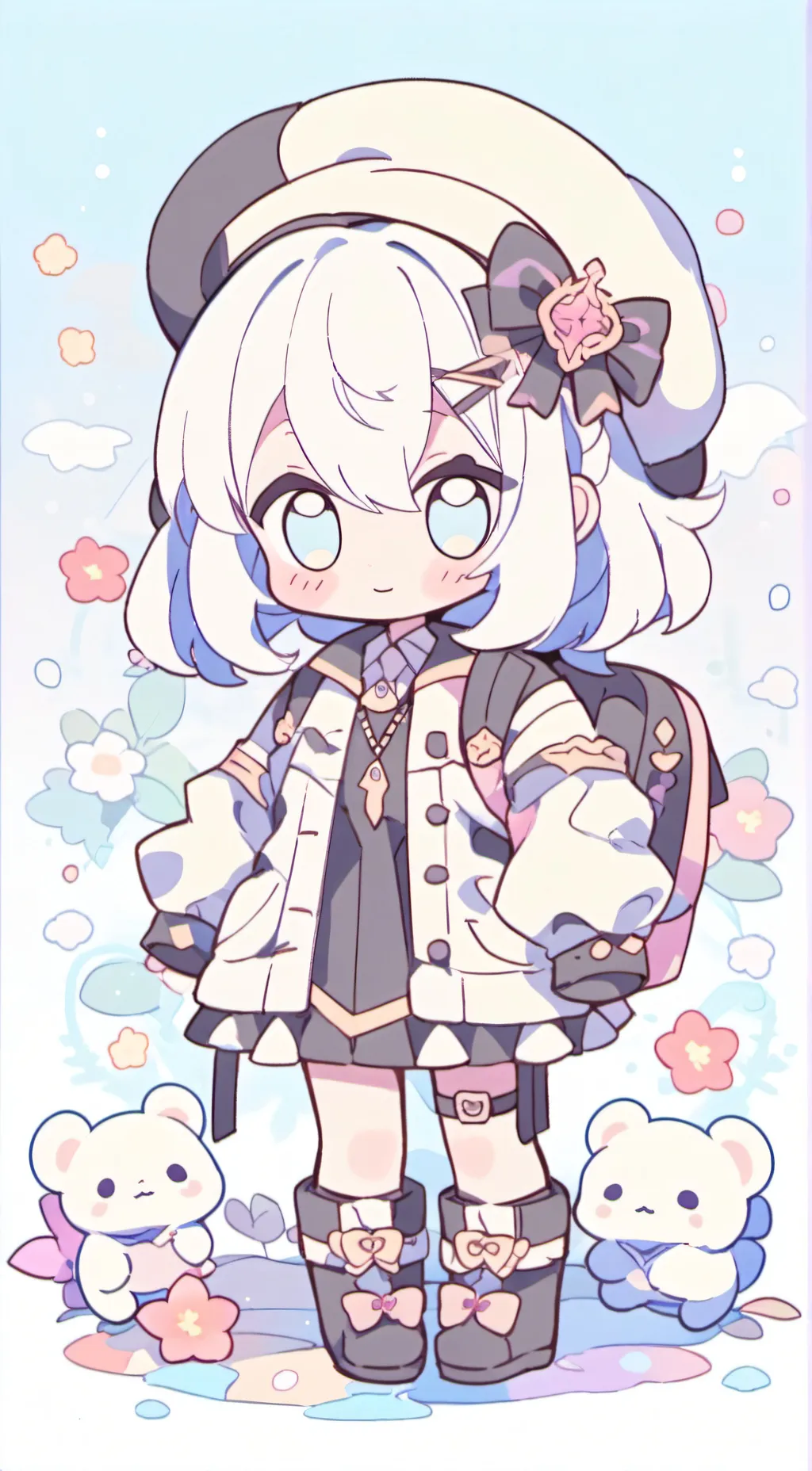 ai character: Sprunki sleepover background