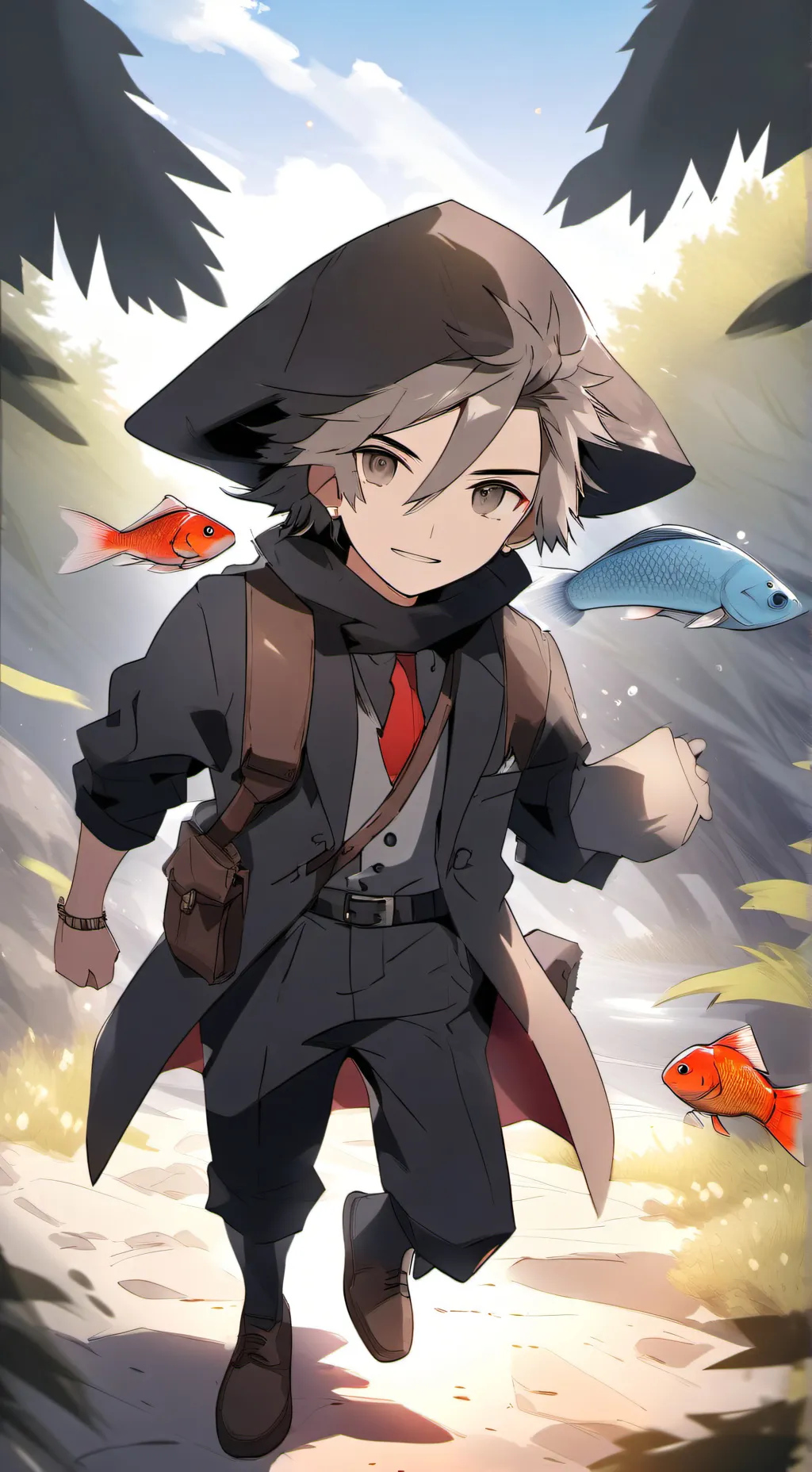 ai character: jour un  background