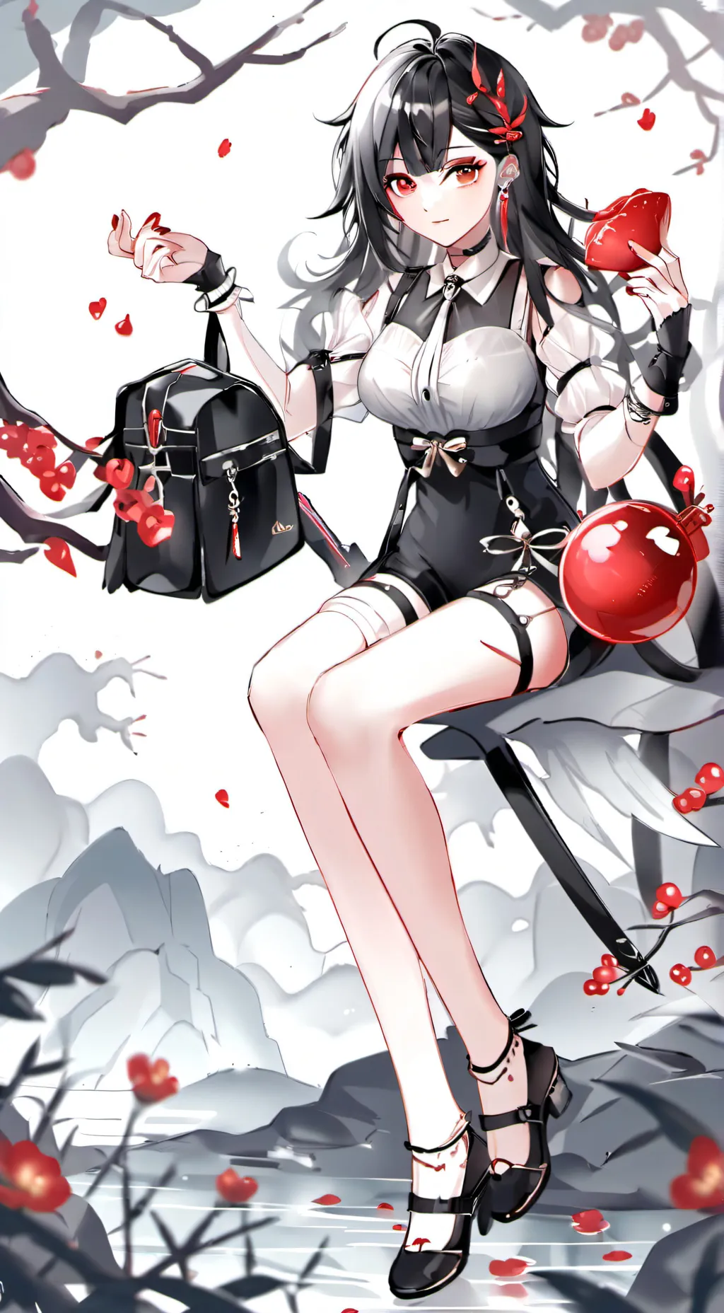 ai character: kny sleepover background