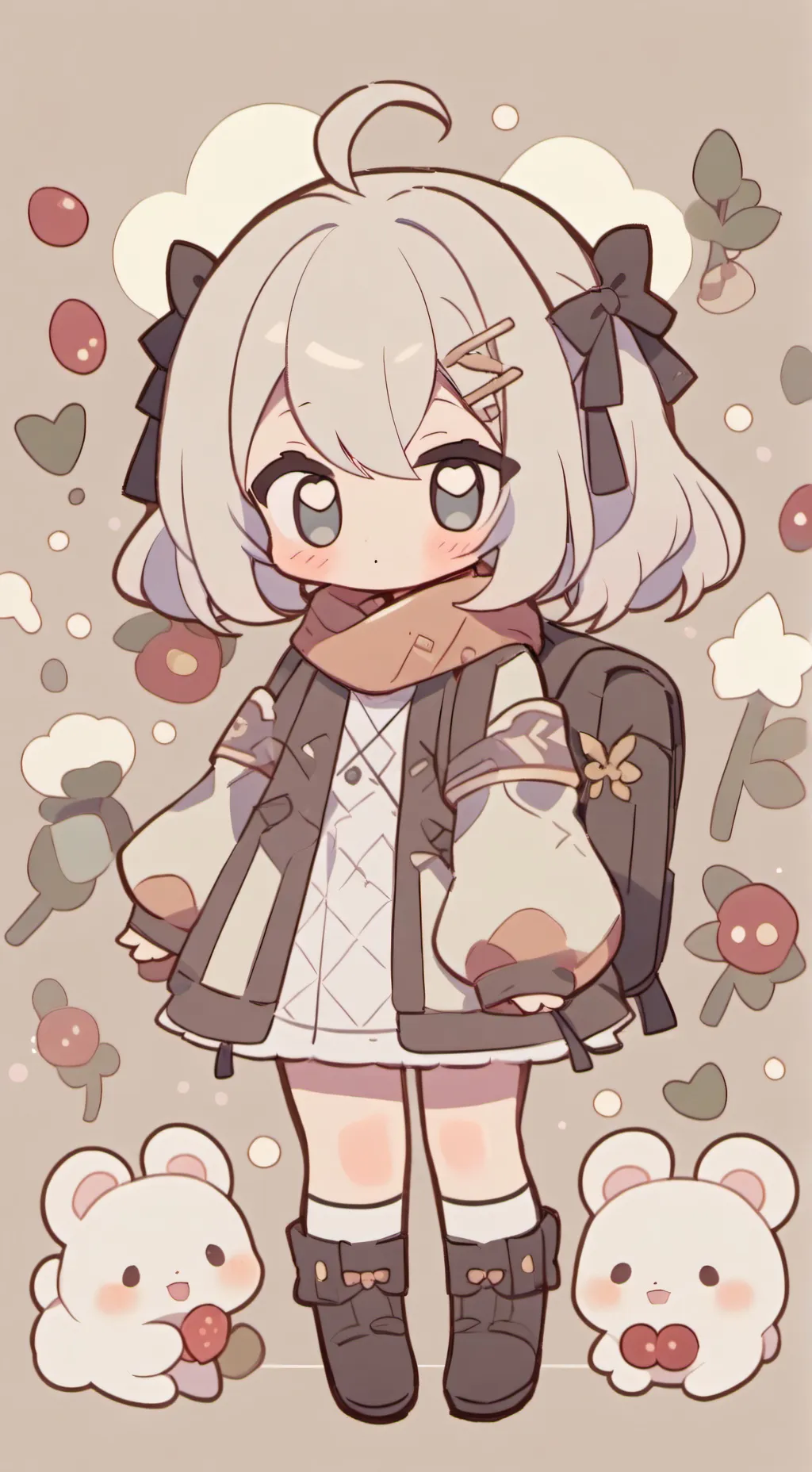 ai character: Мината background