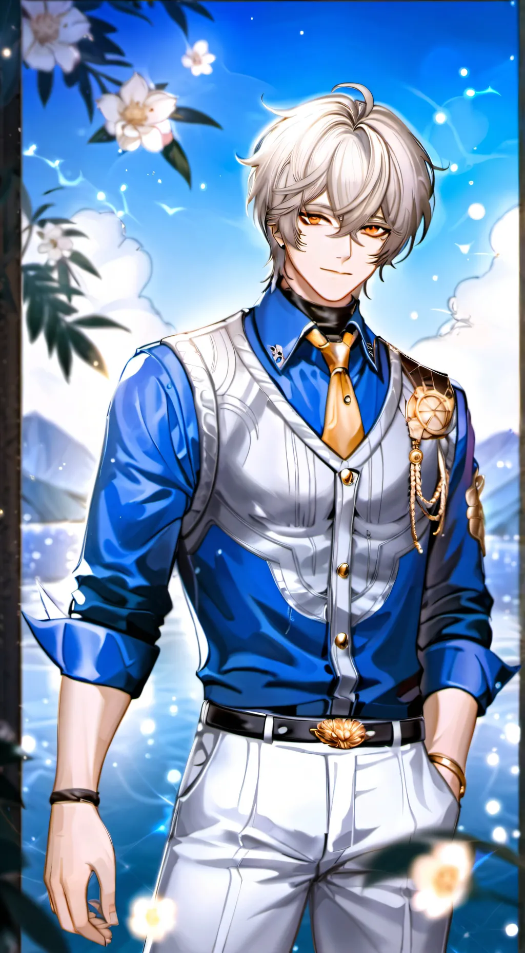 ai character: 🔮Gray❤️‍🔥 background