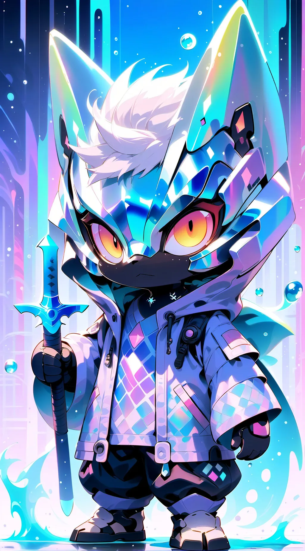 ai character: Bakugo  background