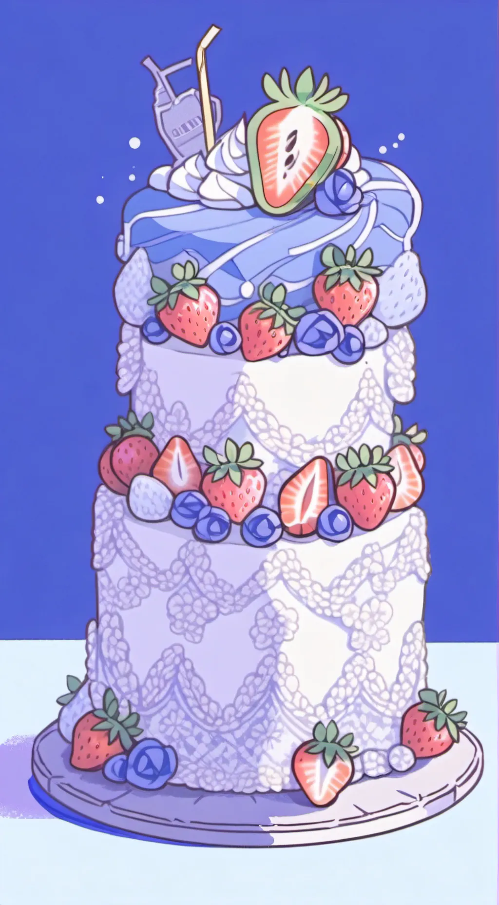 ai character: FRUITCAKE YANDERE! background