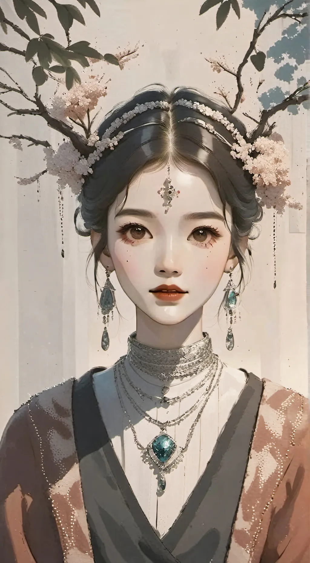 ai character: mha pickme diamond background