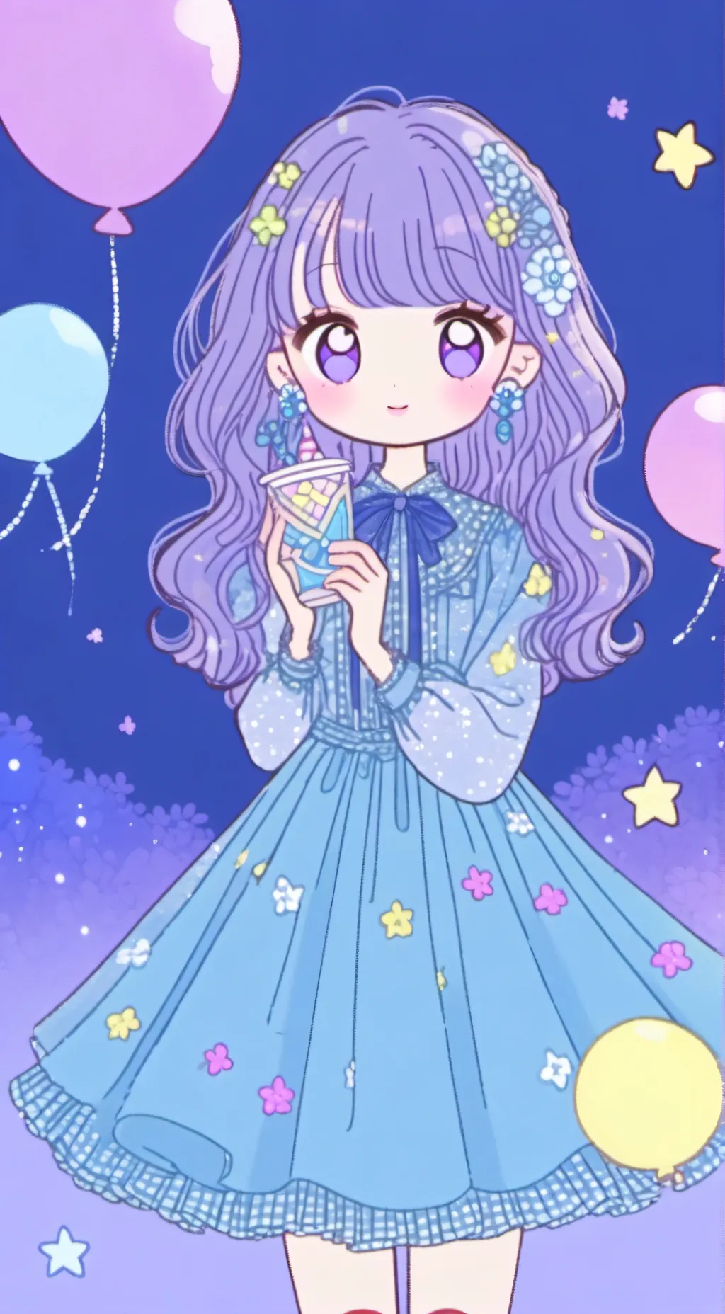 ai character: Strawberryshell background