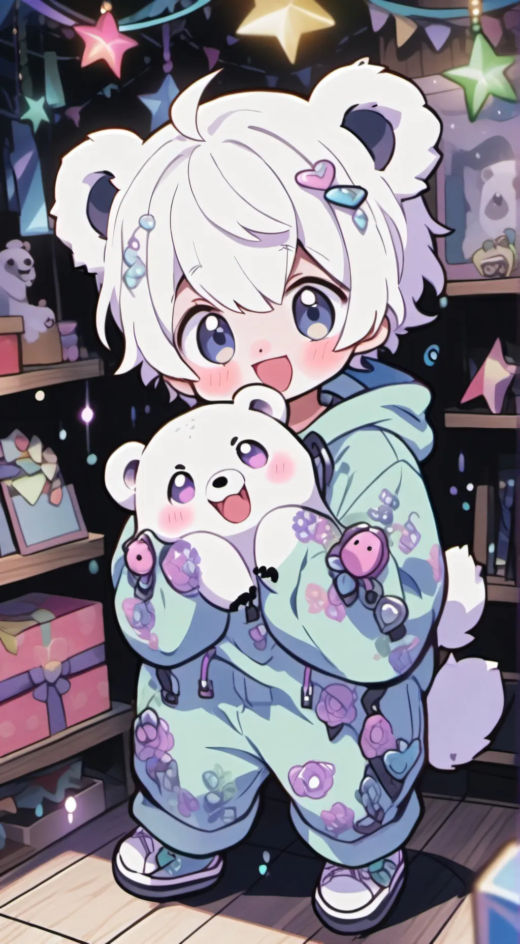 ai character: Polar Spirit Cub background