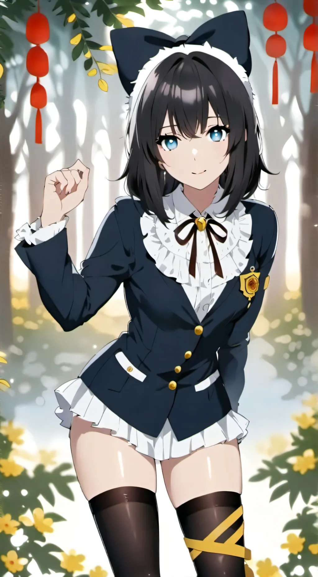 ai character: namaki  background