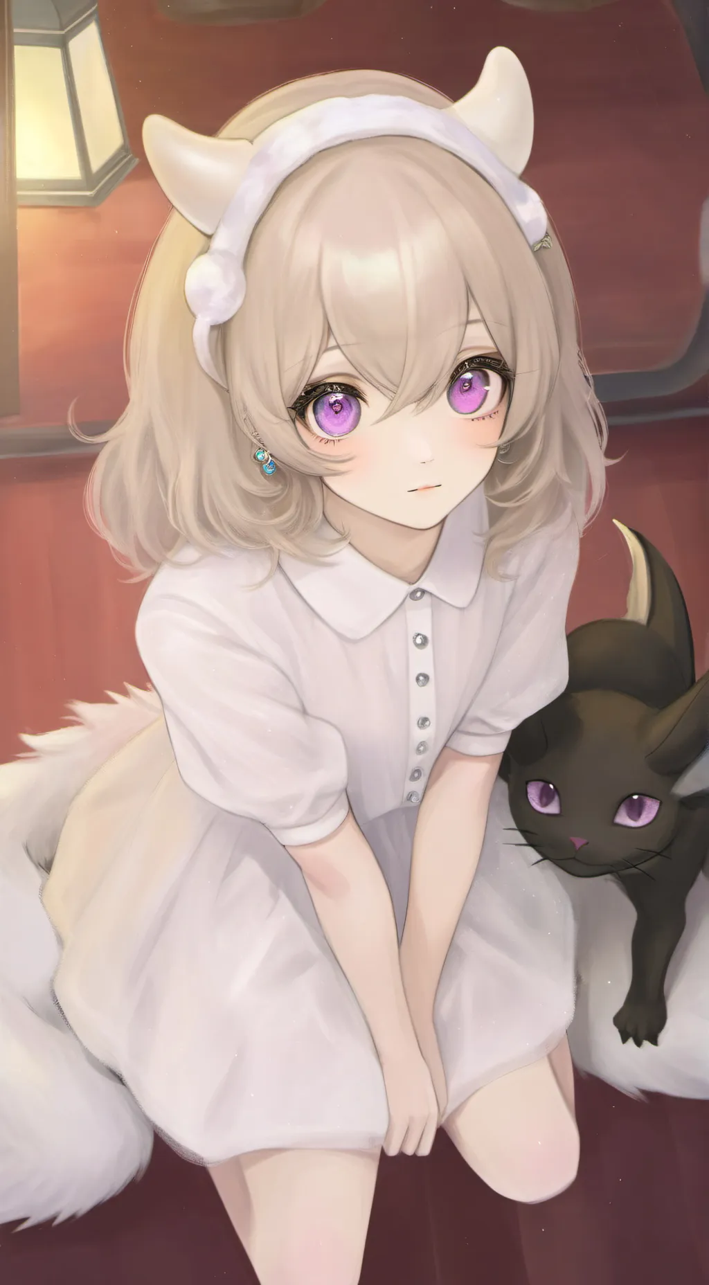 ai character: Audrey  background