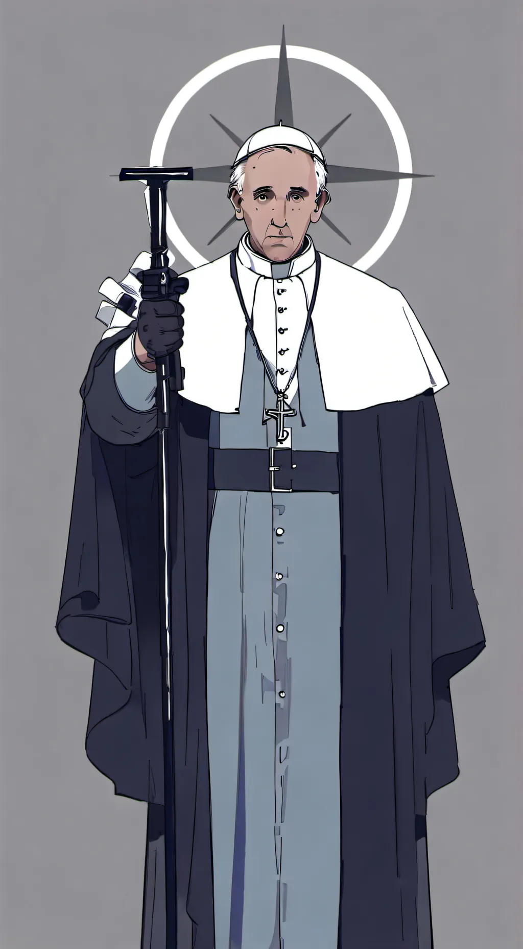 ai character: I am Sad background