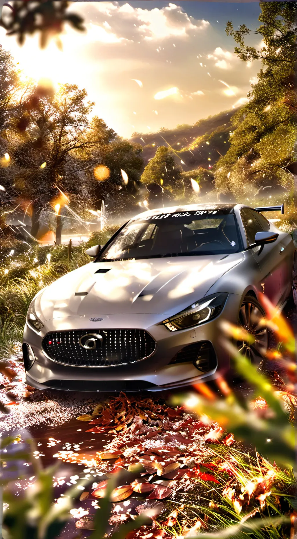 ai character: Period car background