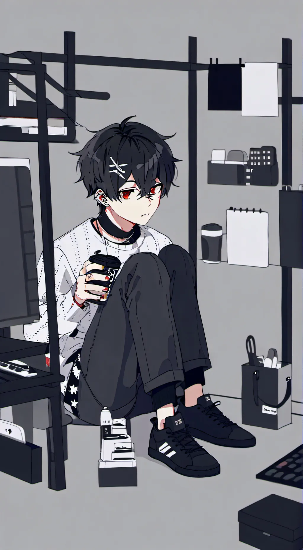 ai character: Levi background