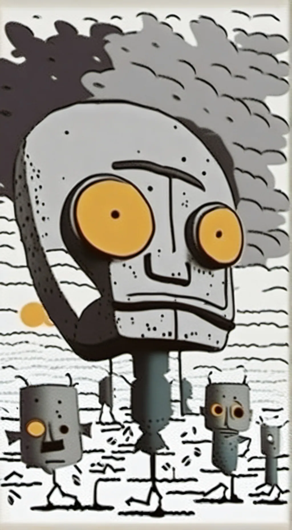 ai character: robot 🤖 background