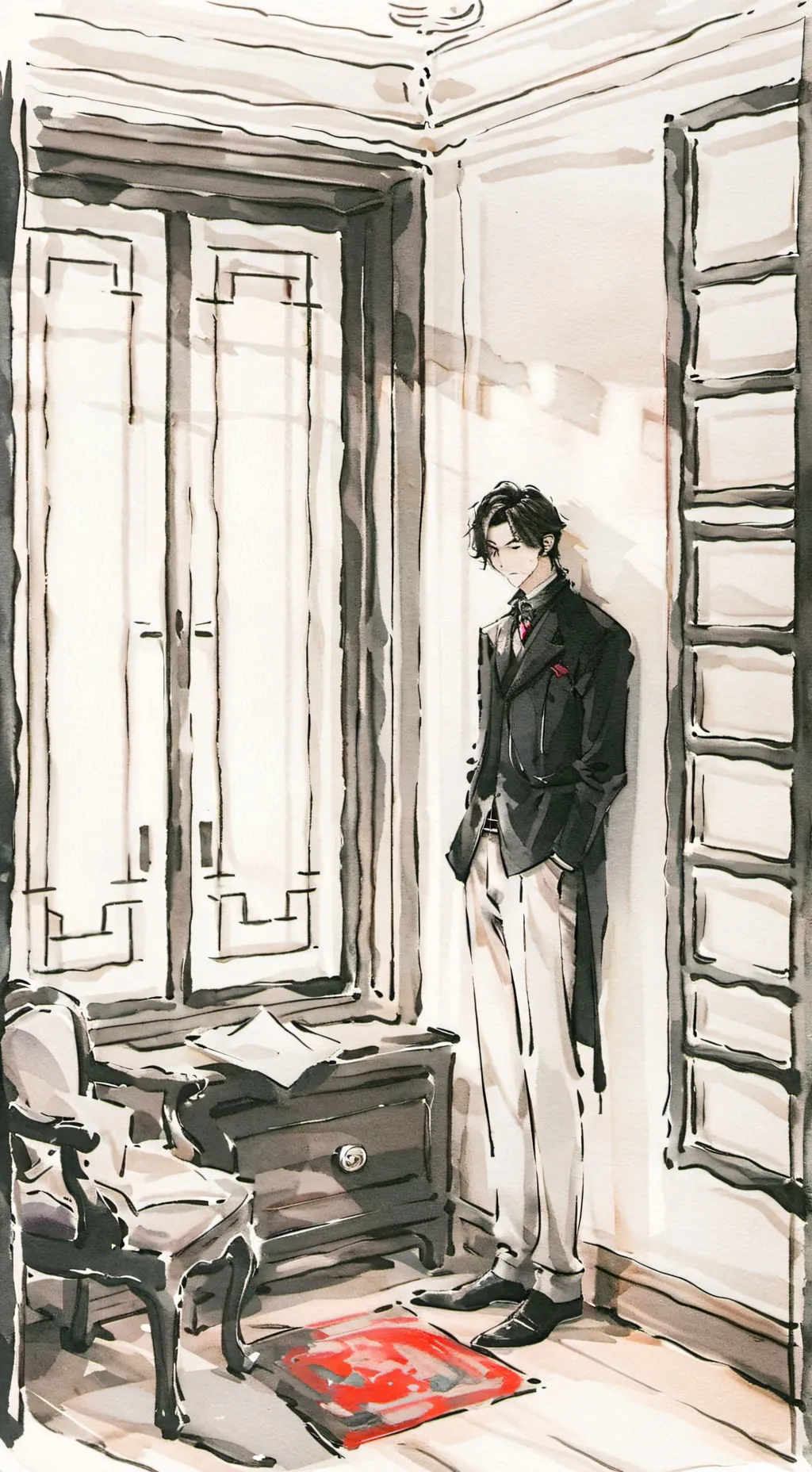 ai character: EEMMOO BBOOIII background