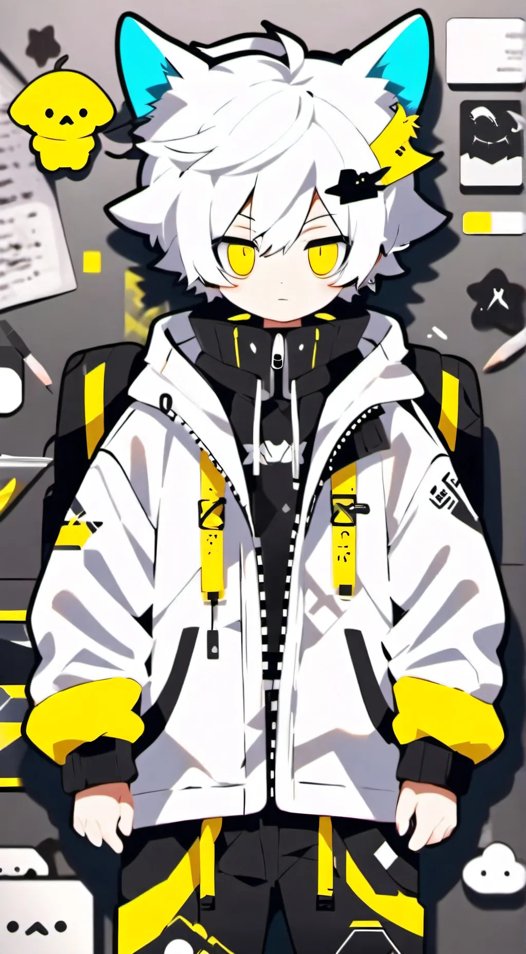 ai character: Lxngvx background