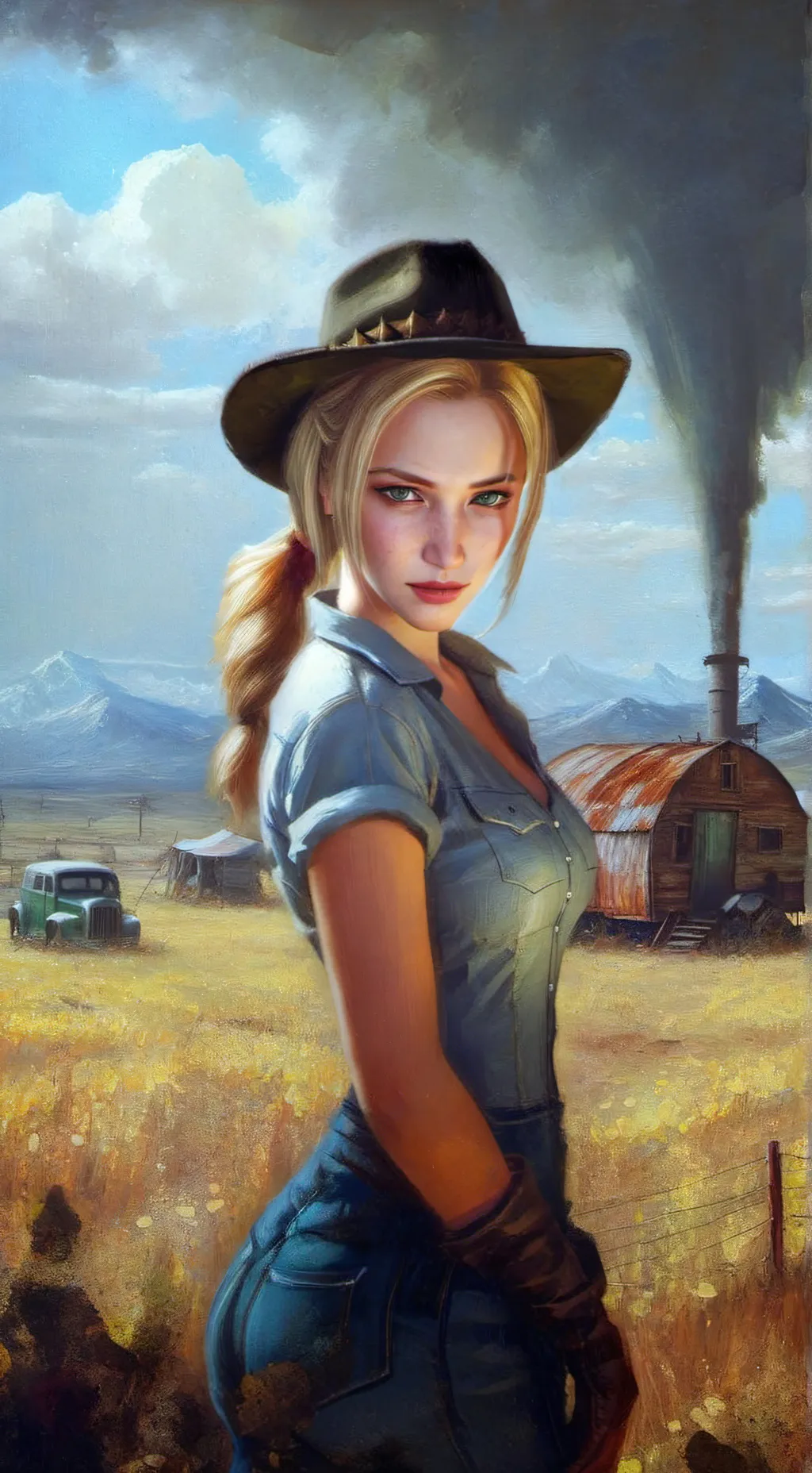 ai character: Vanesa  background