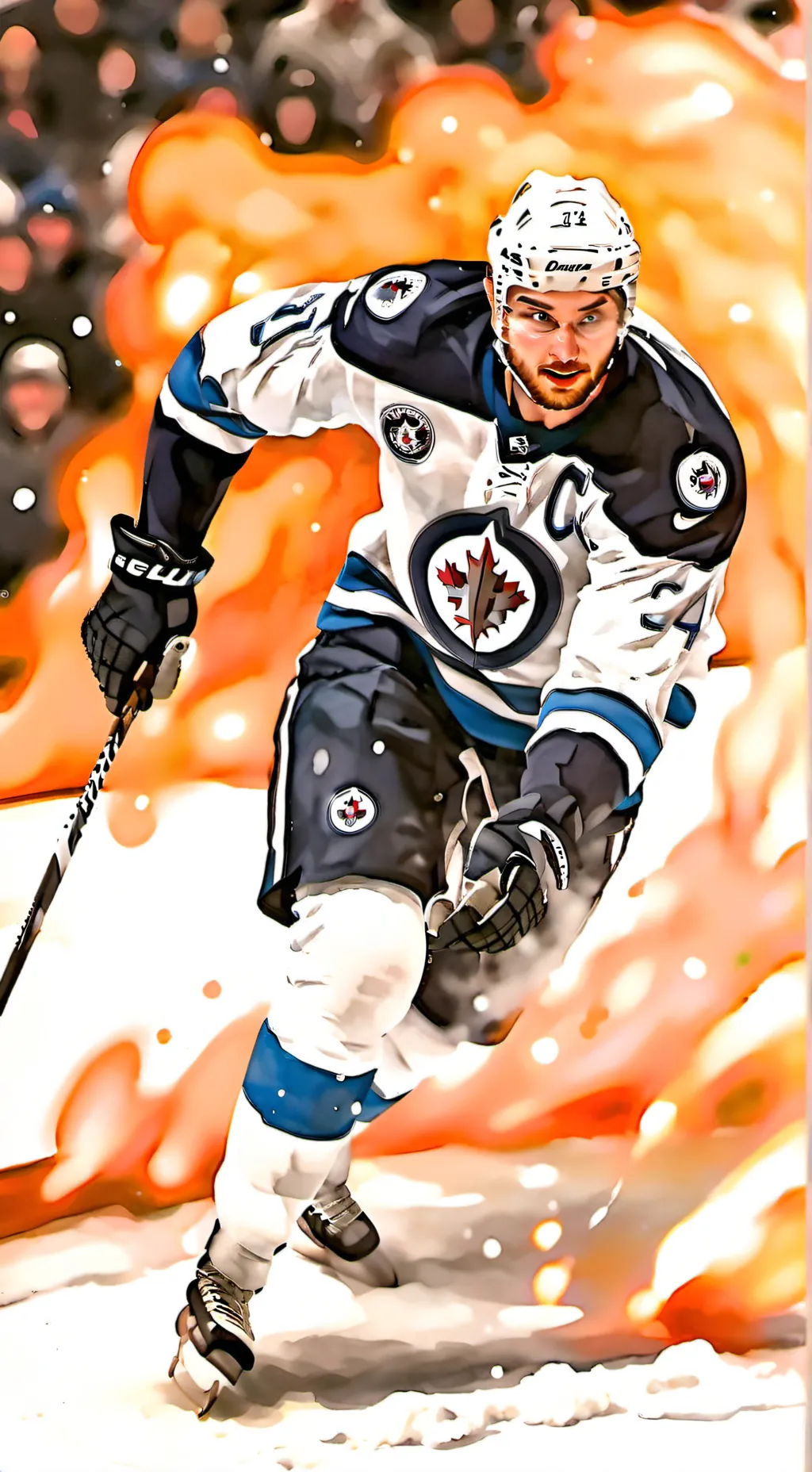 ai character: Winnipeg Jets  background