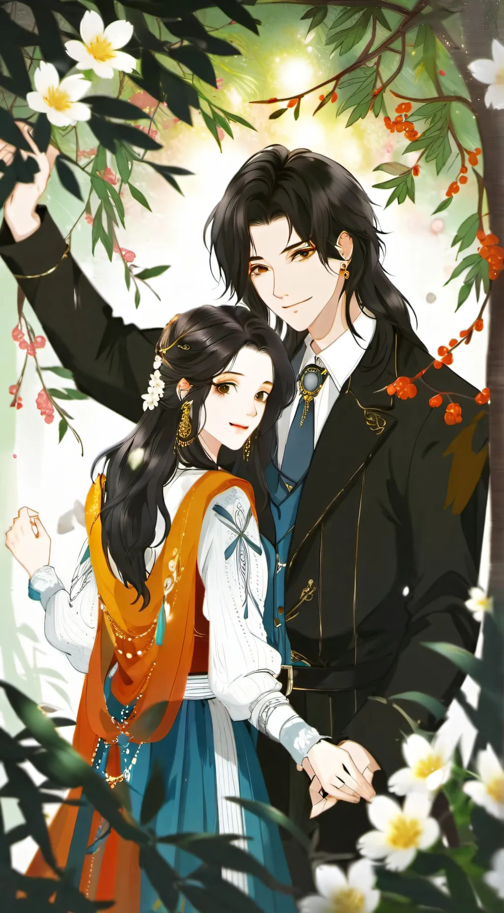 ai character: martina y carlos background