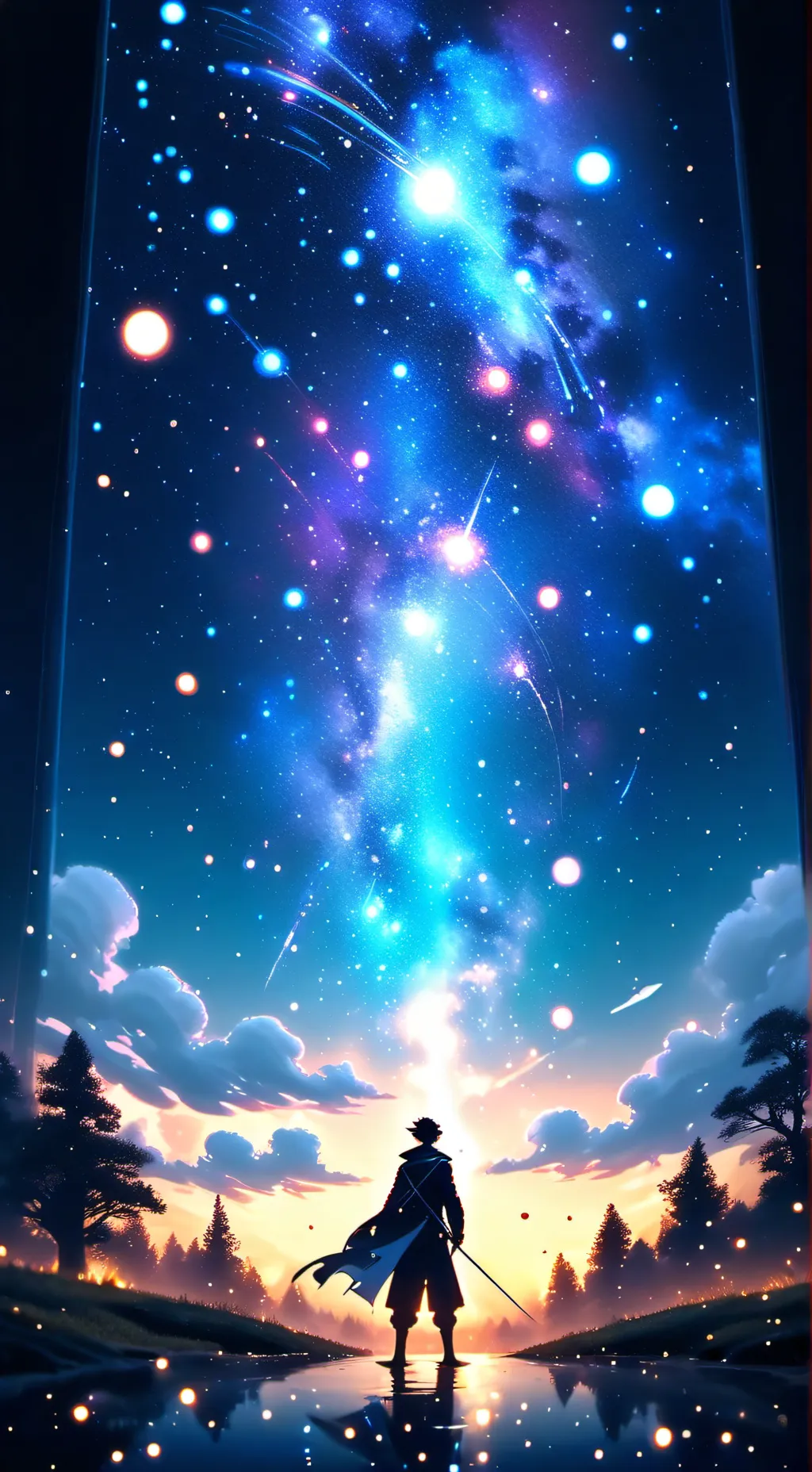 ai character: Vee background