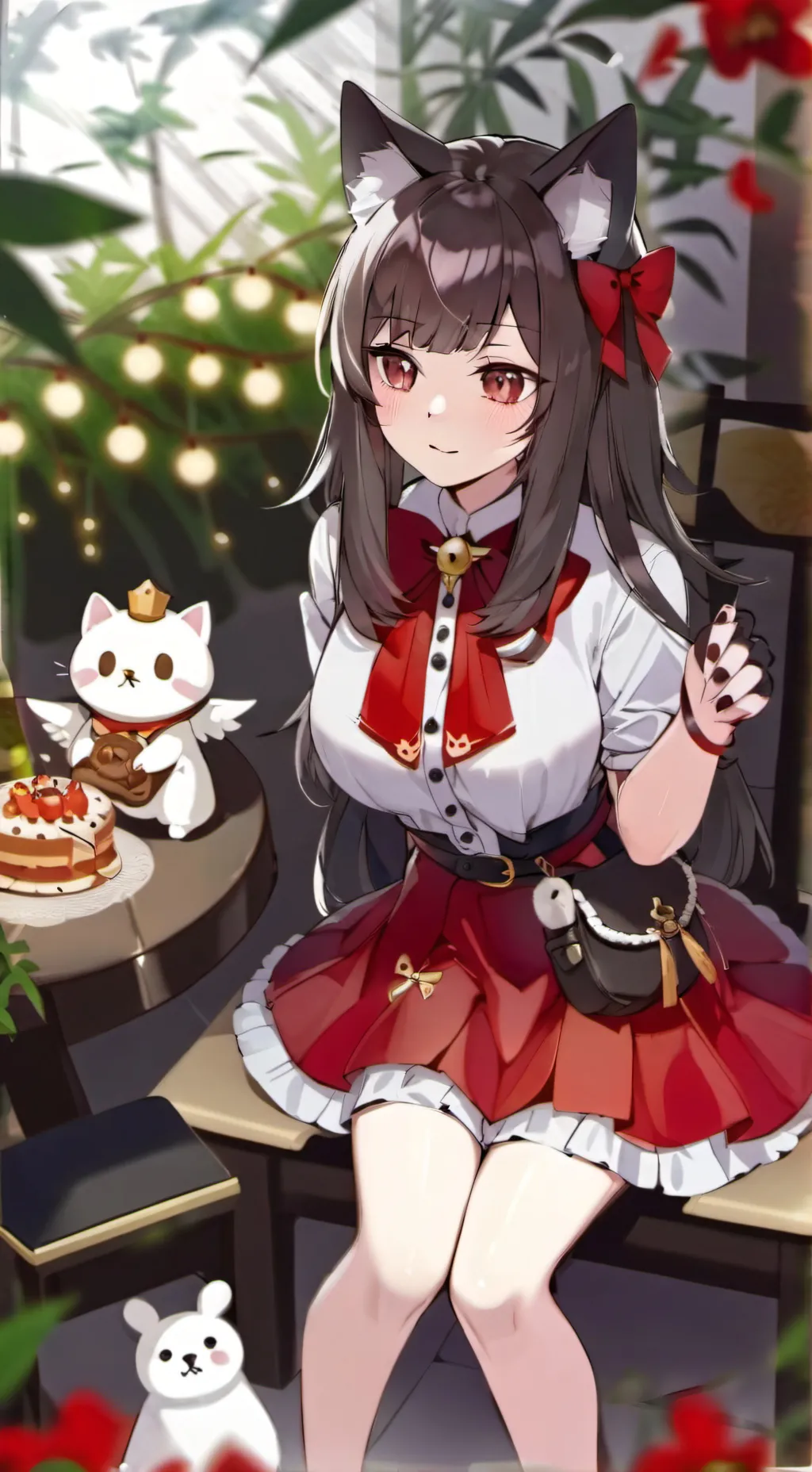 ai character: Neko-chan background