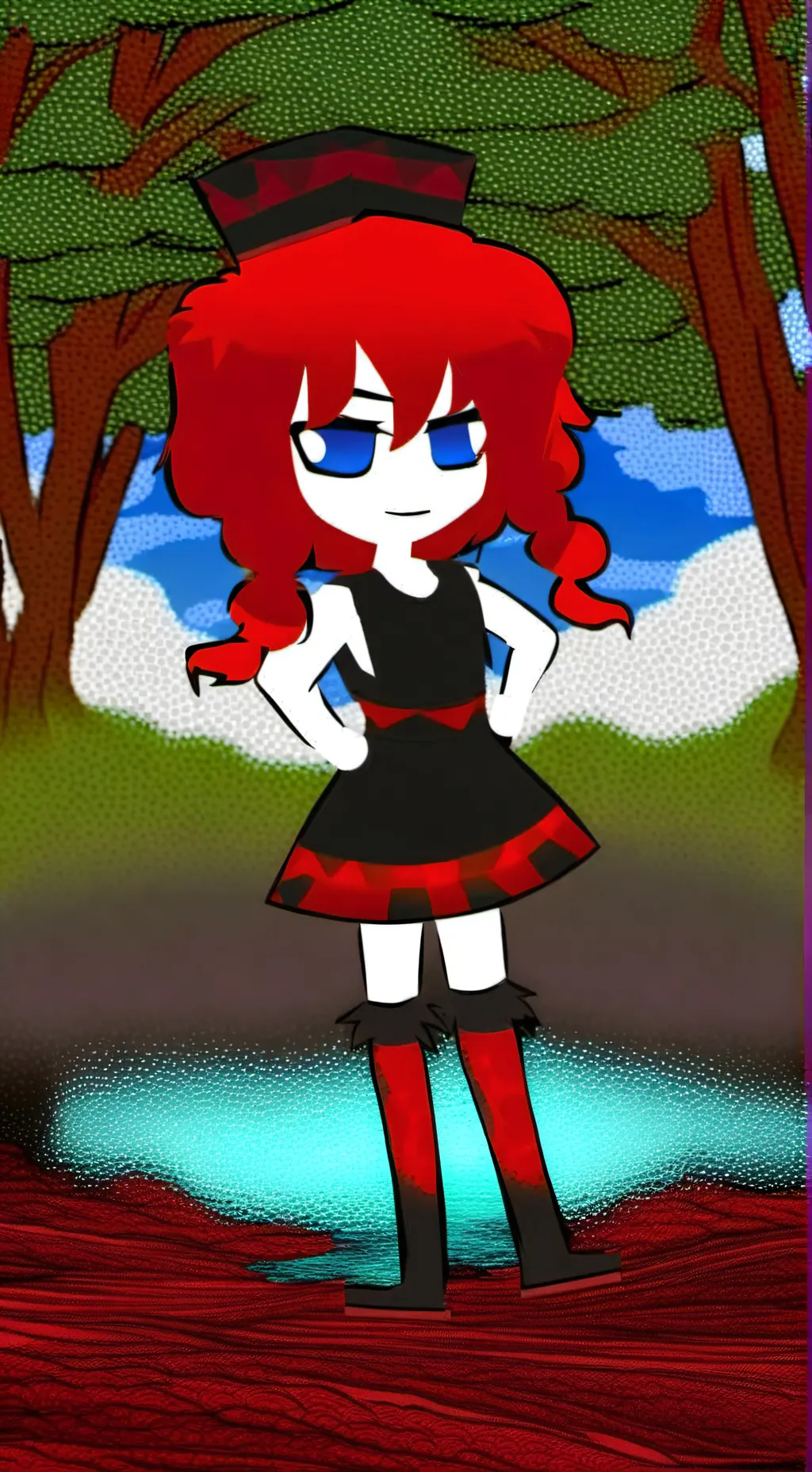 ai character: Giantes CircusBaby background