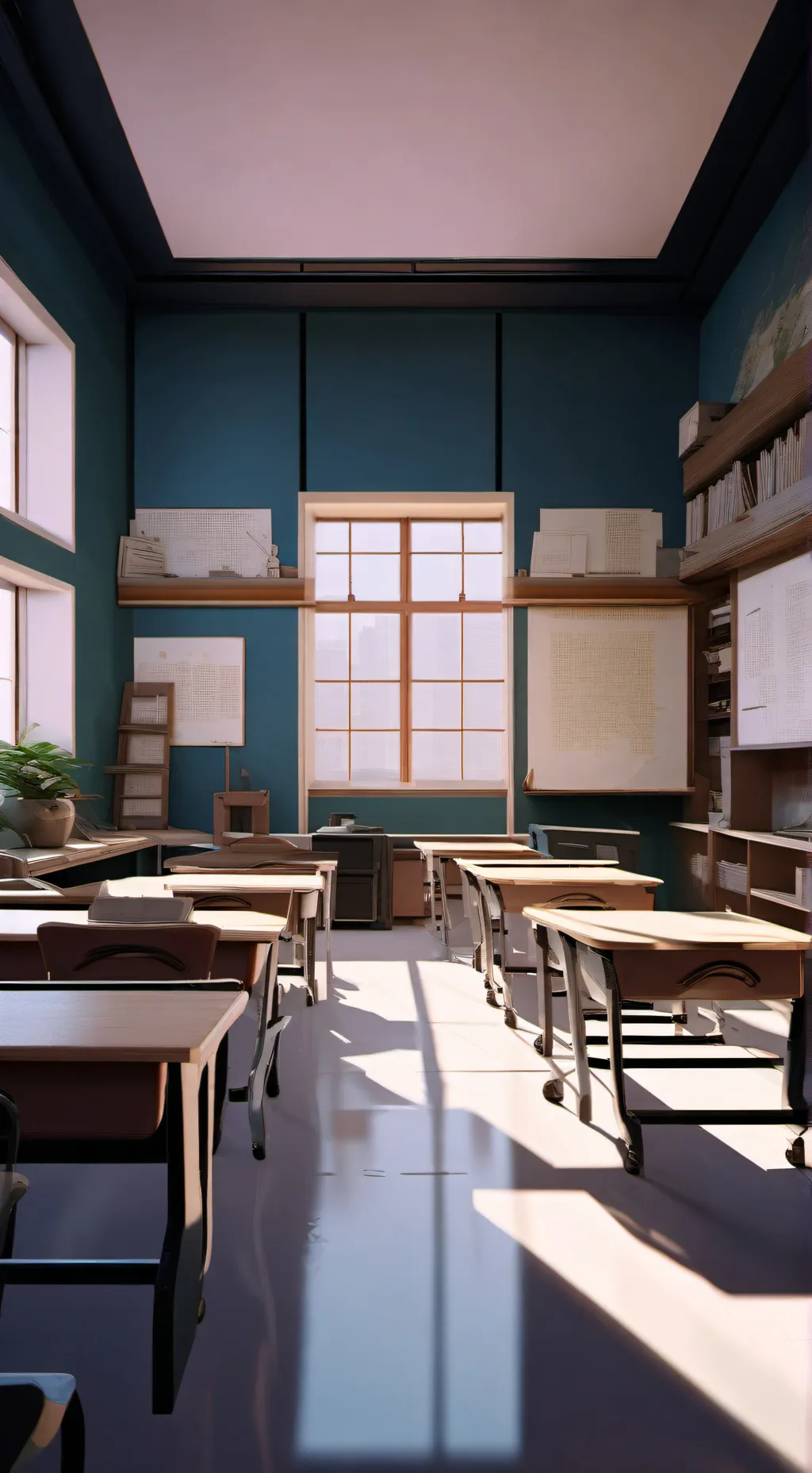 ai character: High School class background