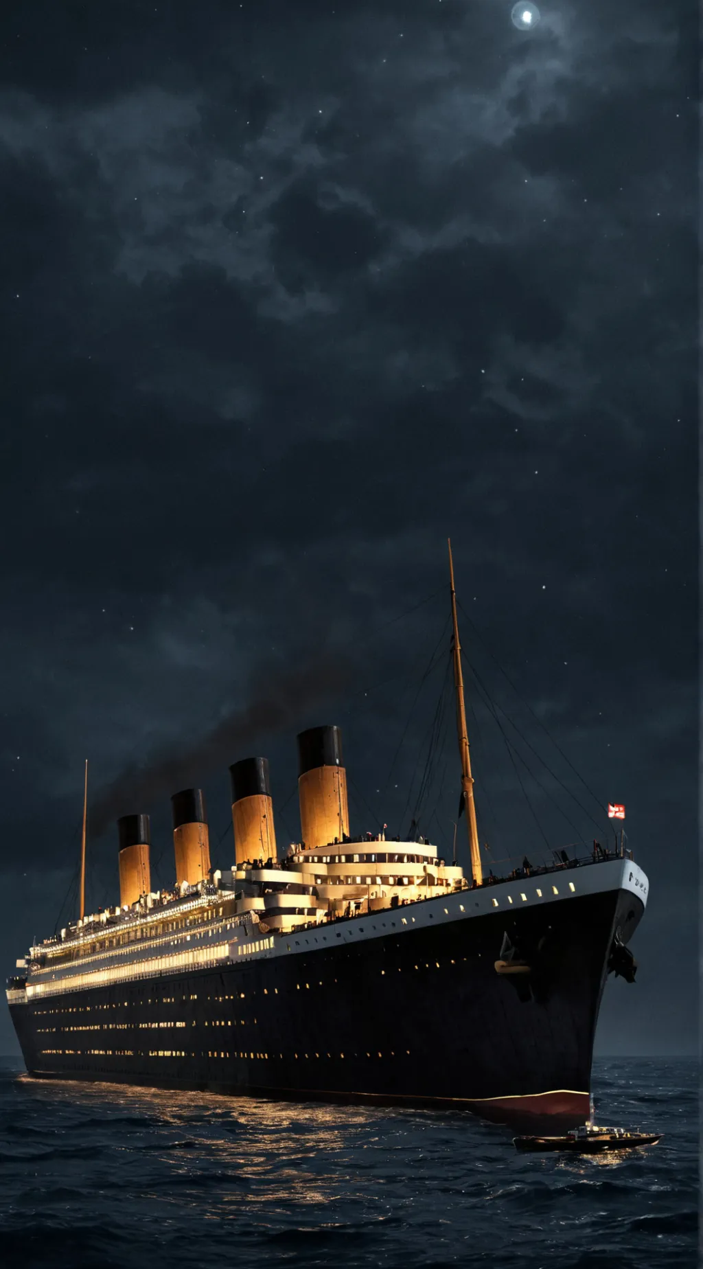 ai character: Titanic  background