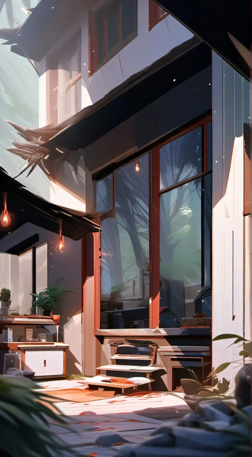 ai character: YOUR HOUSE 3 background