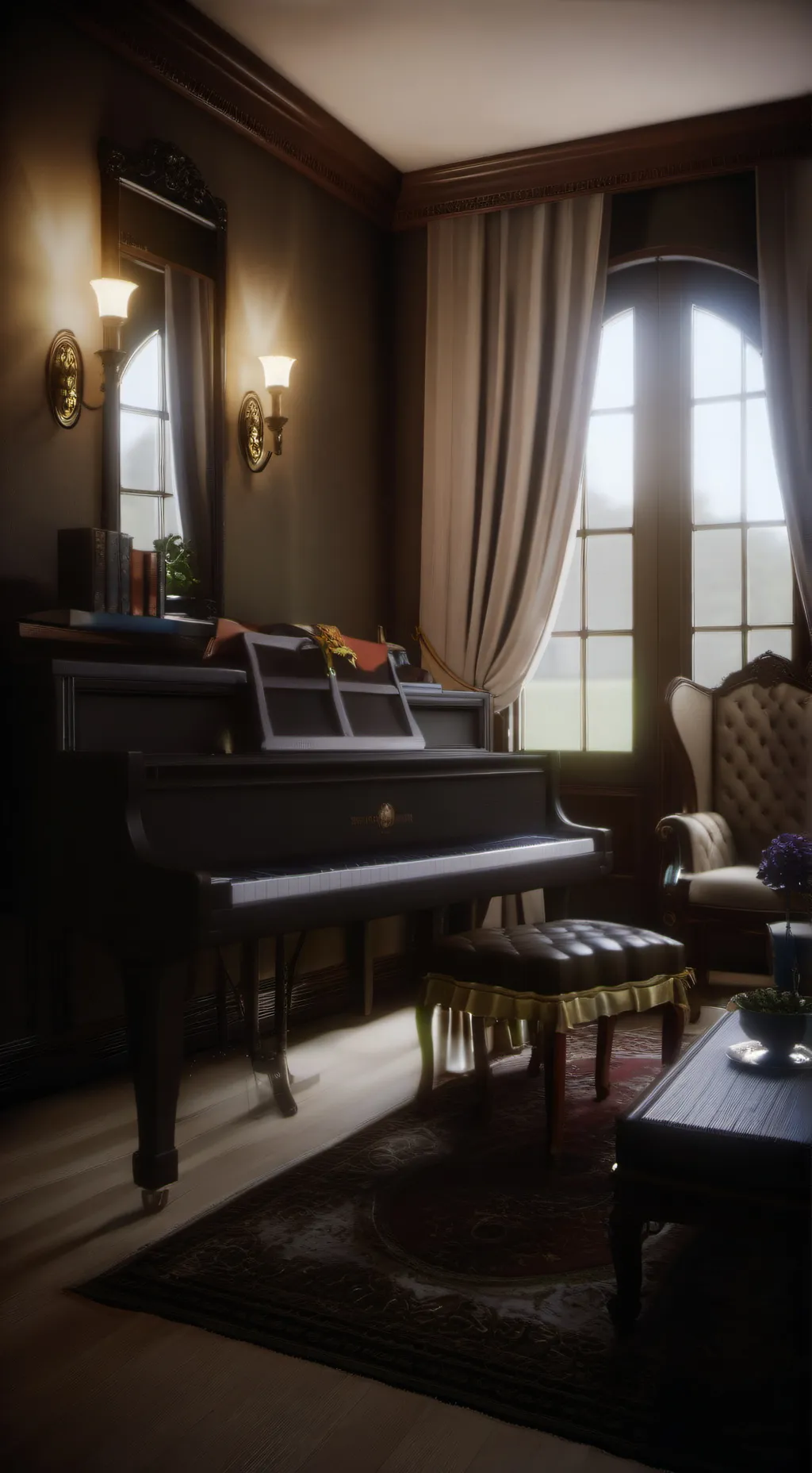 ai character: Your house 2  background