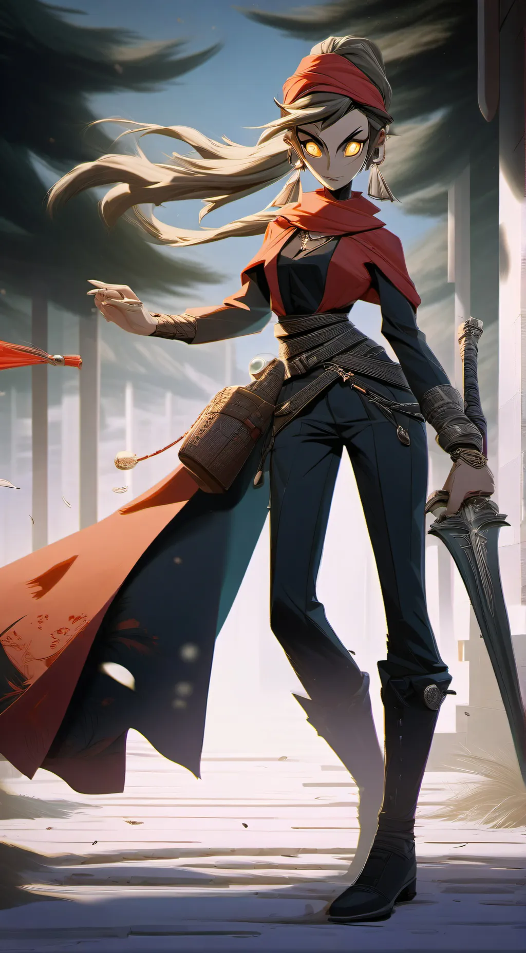 ai character: gaslight district  background