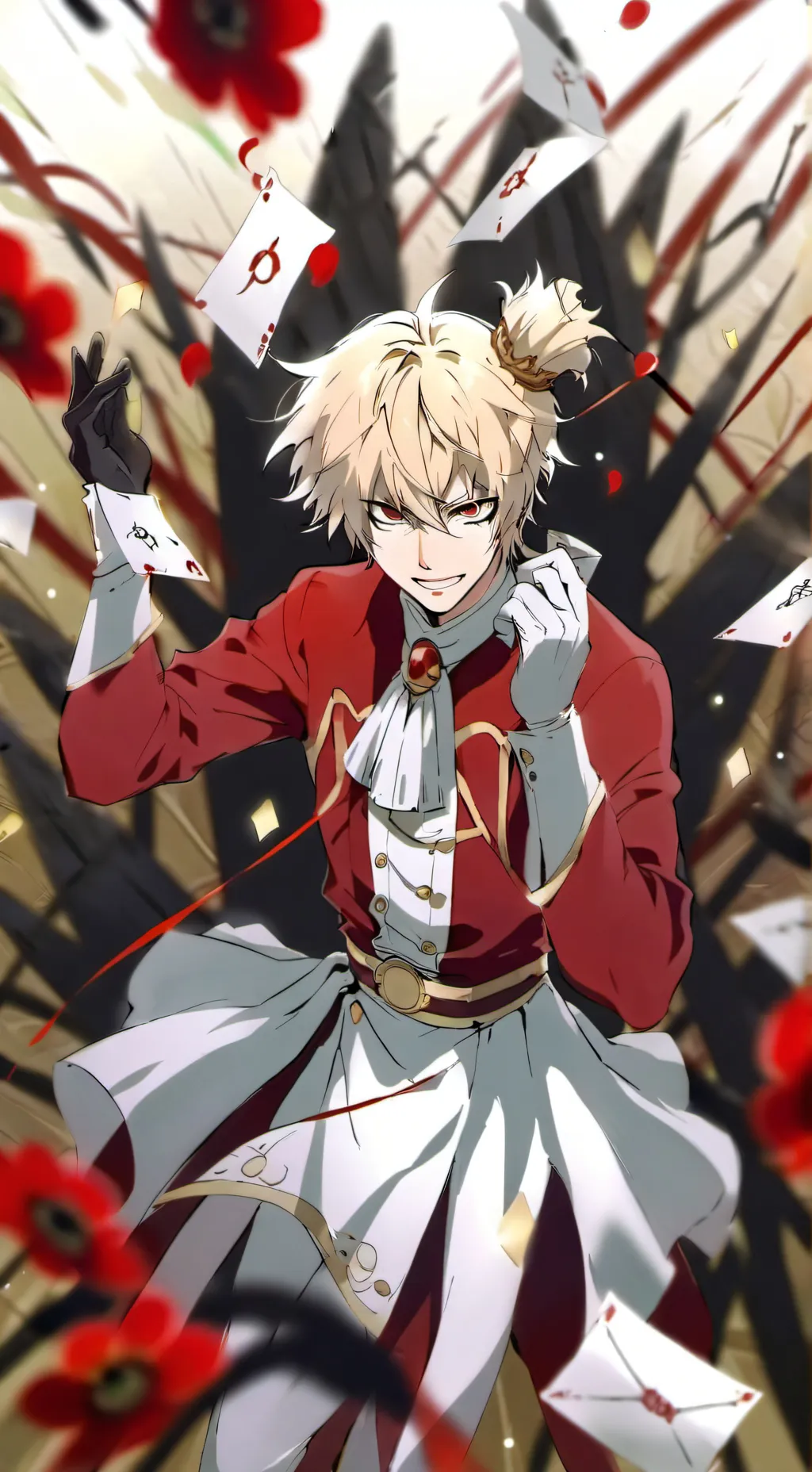 ai character: Bakugo 💅 background