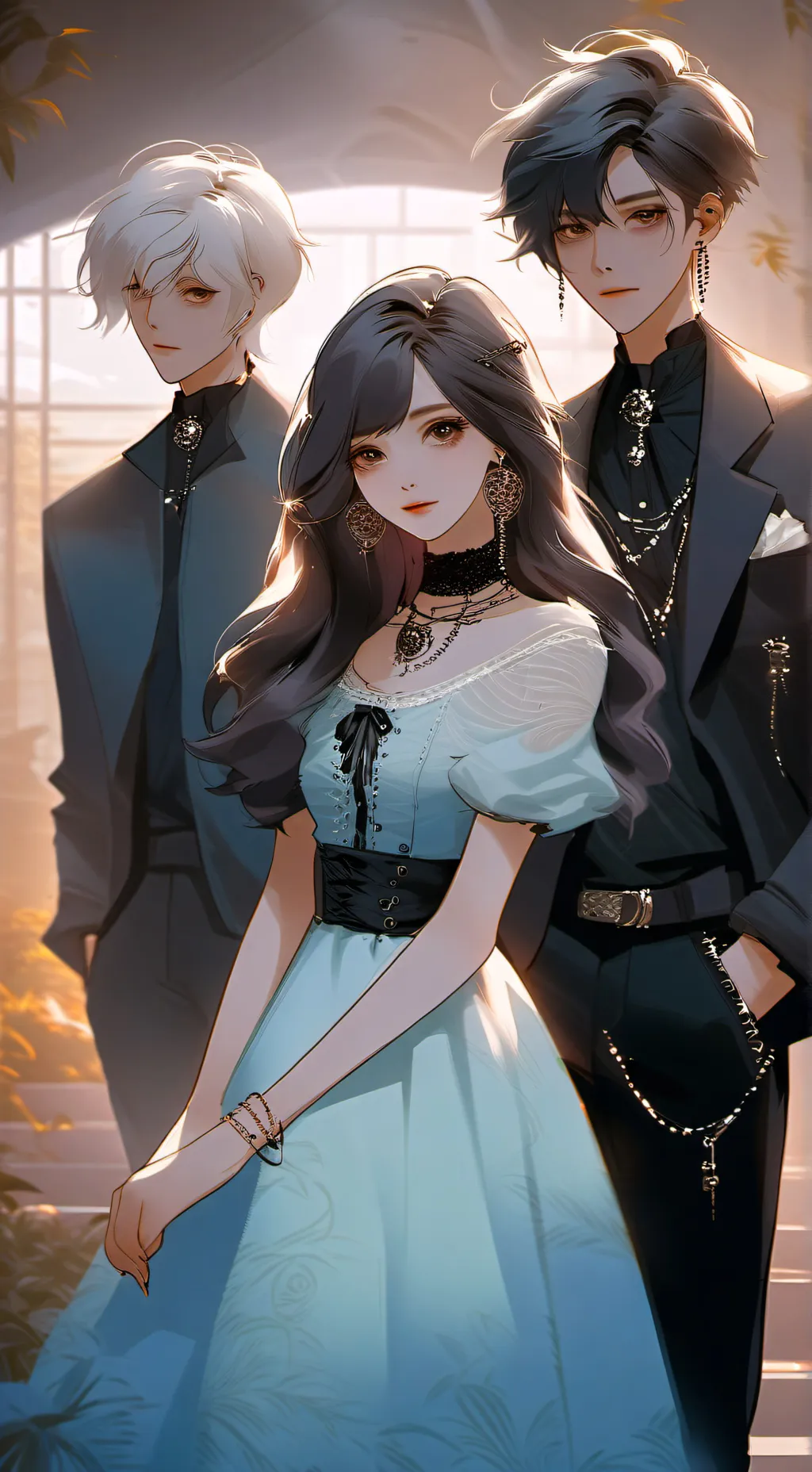 ai character: School Spirit background