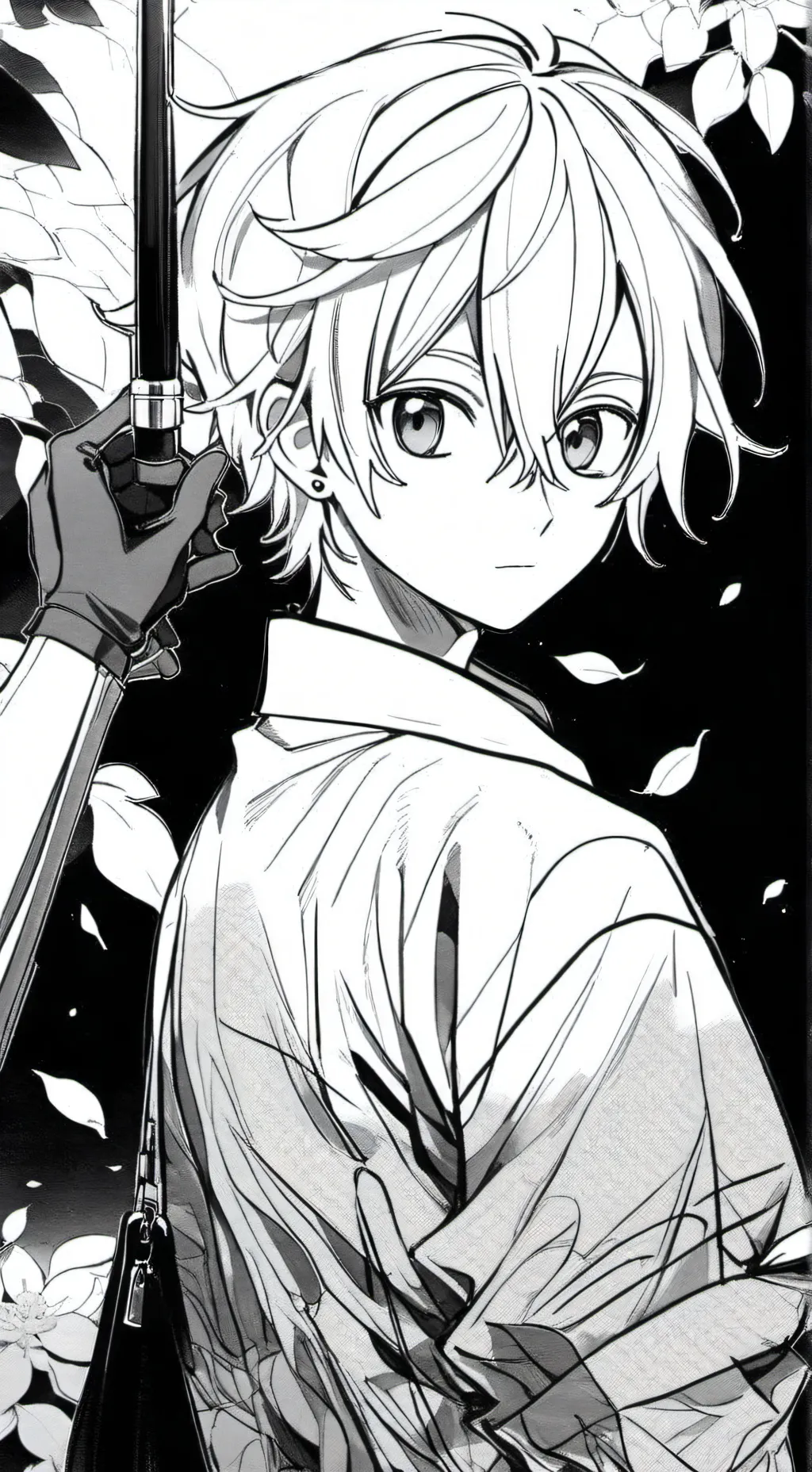 ai character: gojo❤️🤞🏻 background