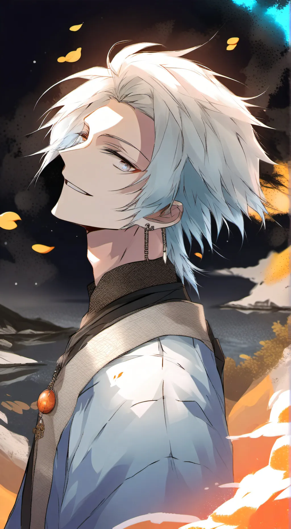 ai character: Kaiser x ness background