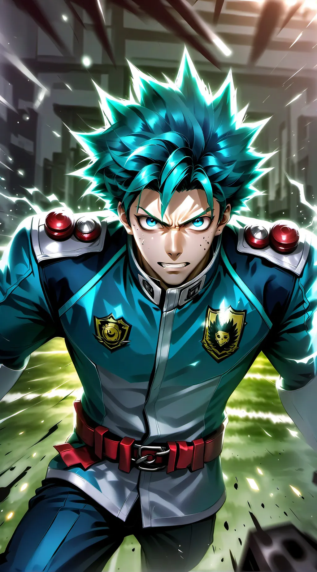 ai character: Katsuki Bakugo background