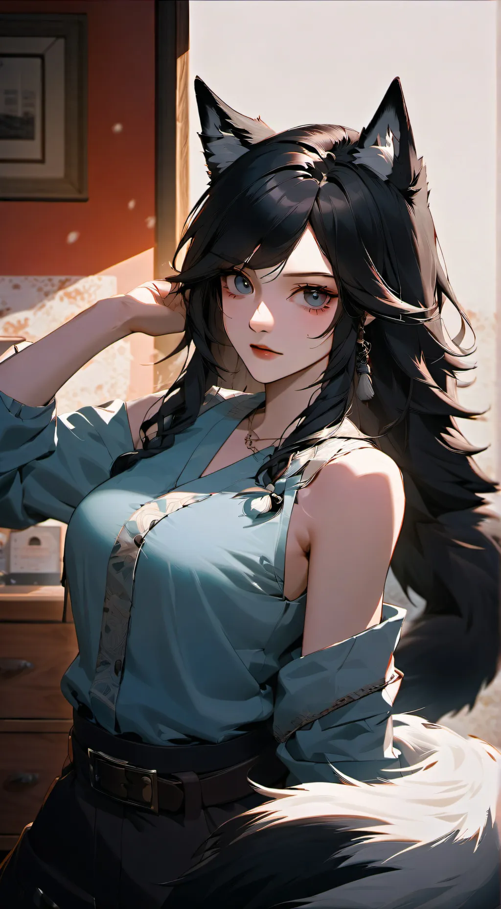 ai character: Amiya background