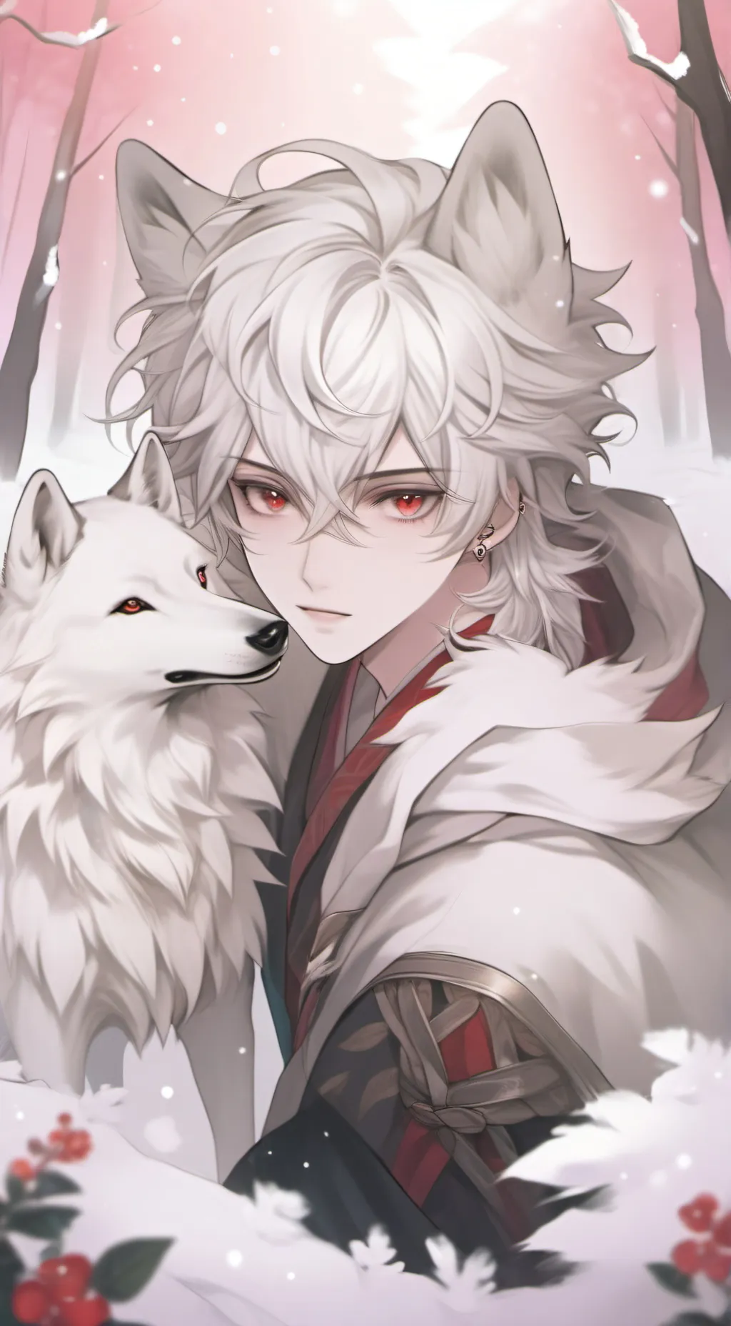 ai character: ★SNOW★ background