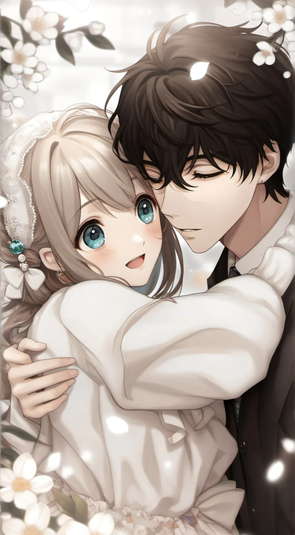 ai character: A girl background