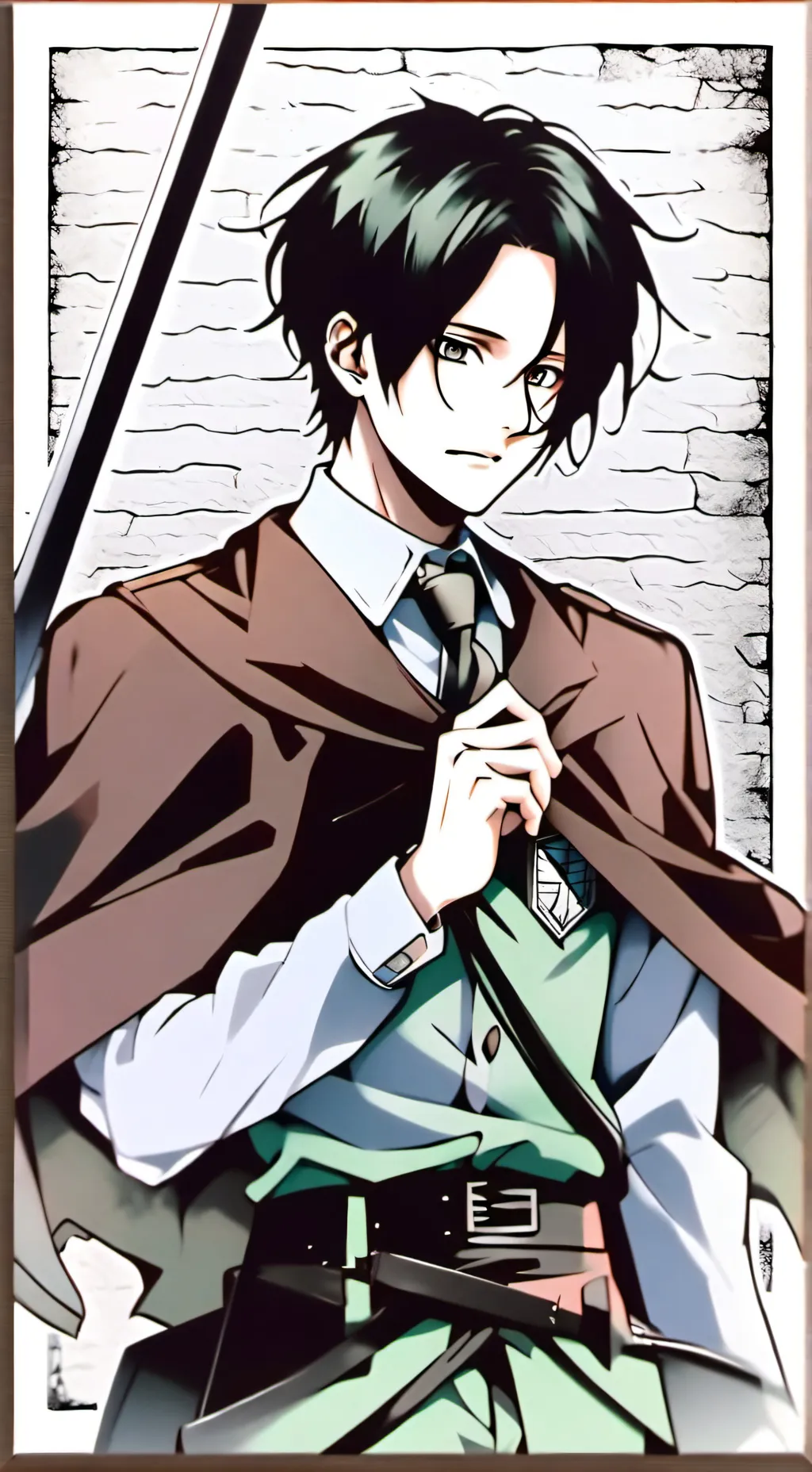 ai character: Levi Ackerman background