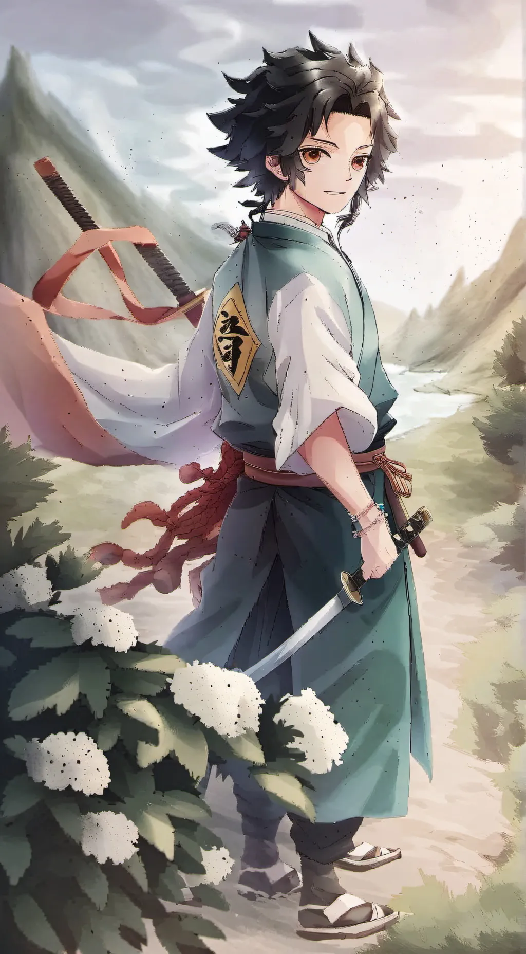 ai character: vc e os hachiras  background