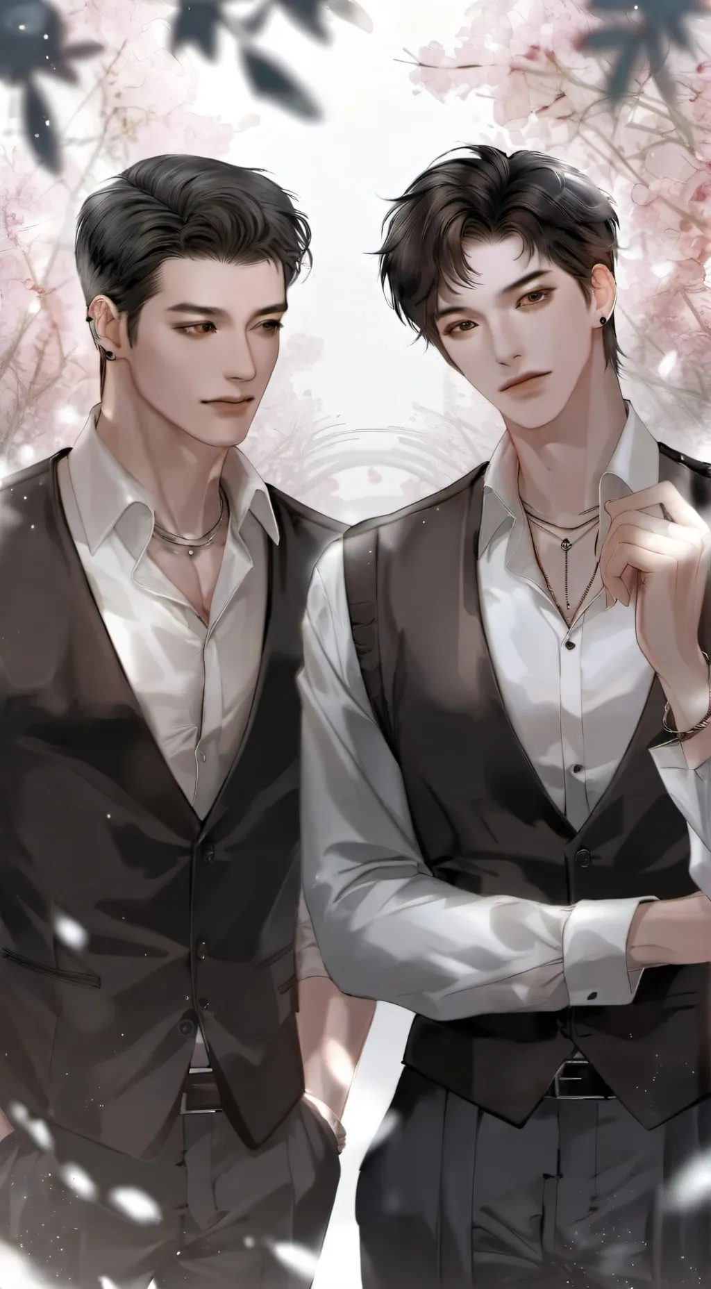 ai character: Haru and Taro background