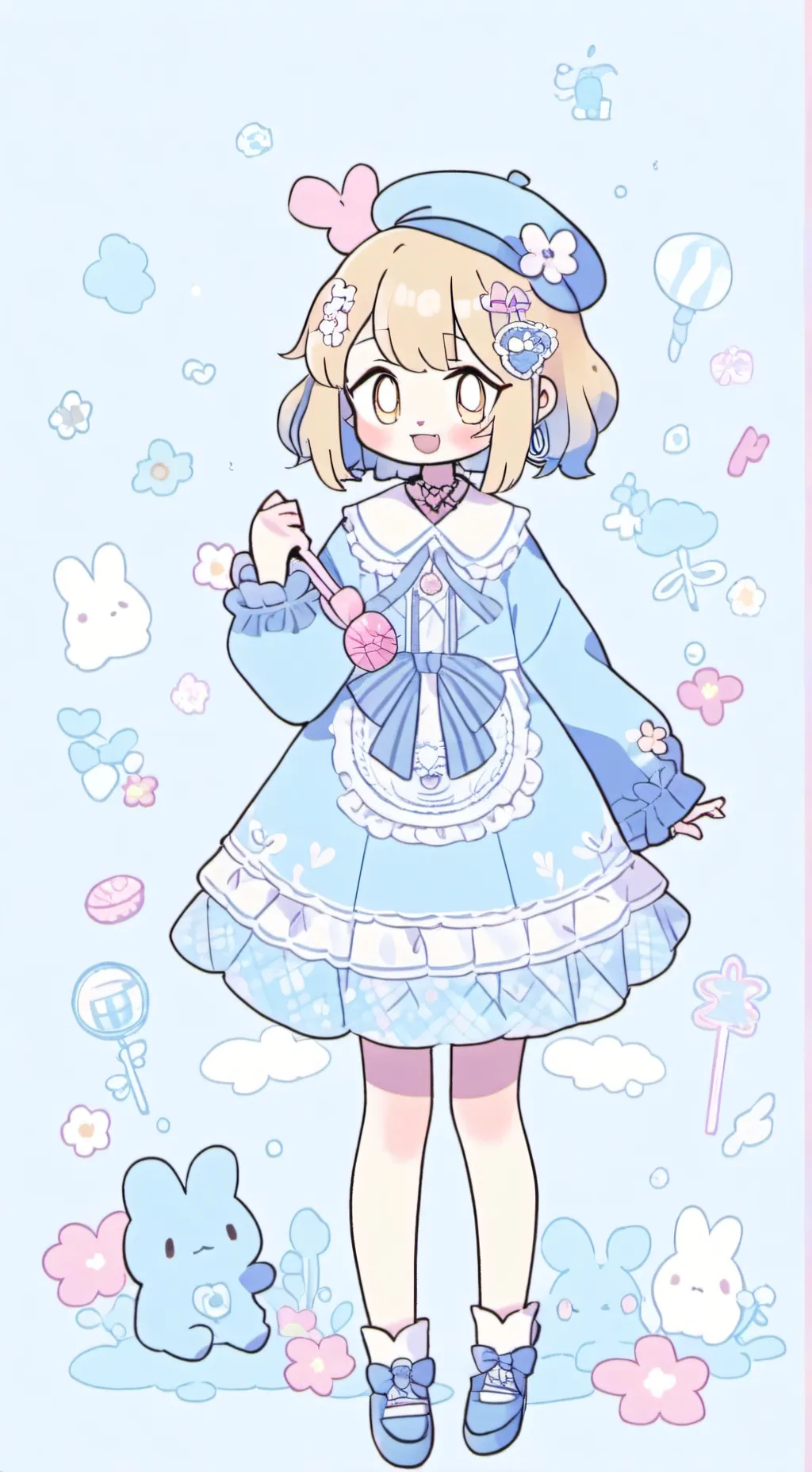 ai character: hi:3 background